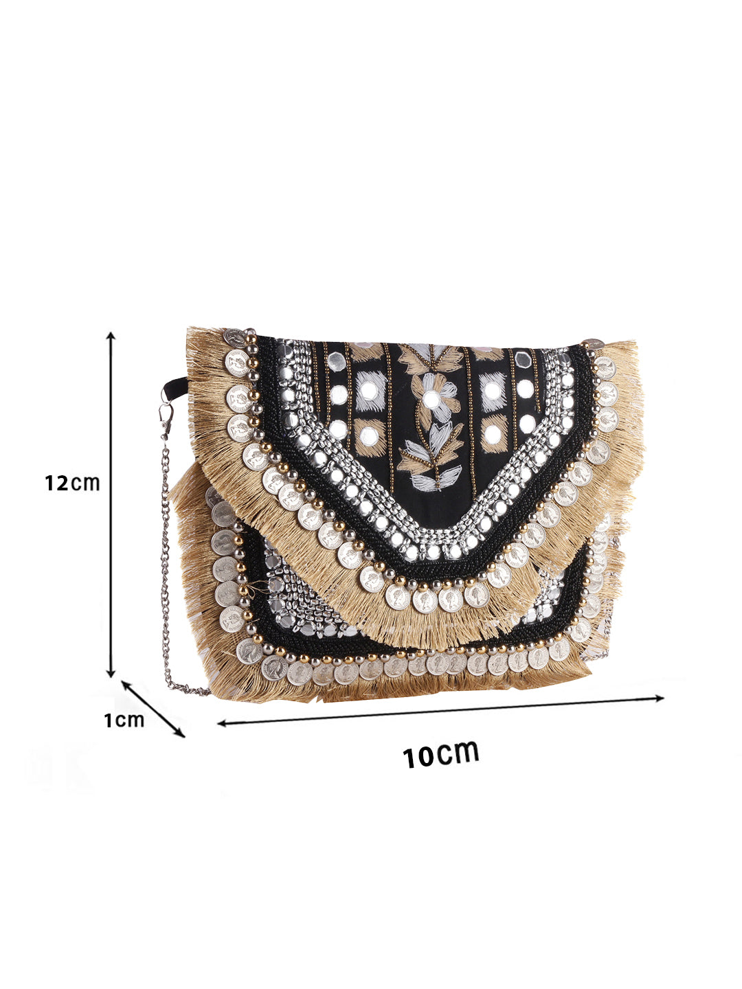 Swisni Banjara Boho Bag - SWIS-1051 - Detail View 12