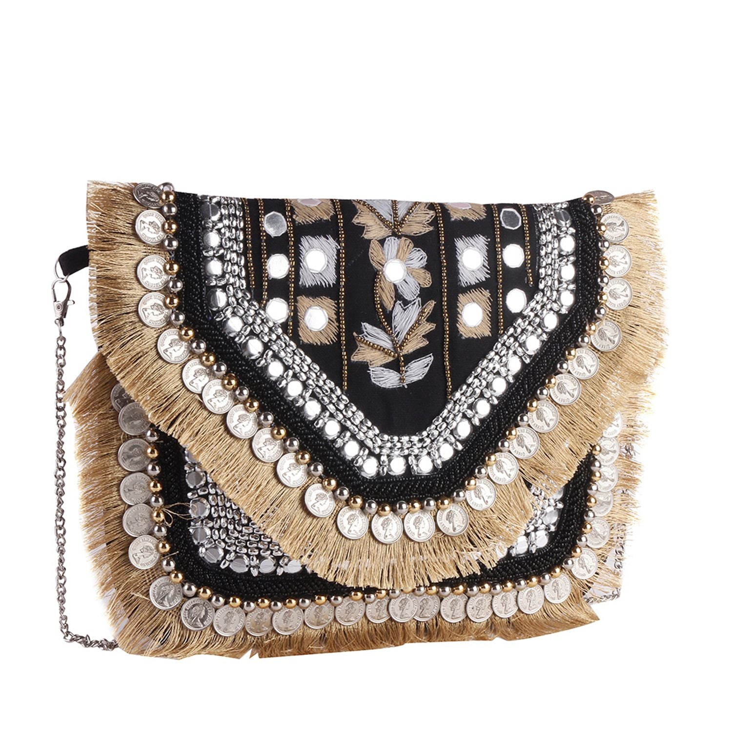 Swisni Banjara Boho Bag - SWIS-1051 - Detail View 2