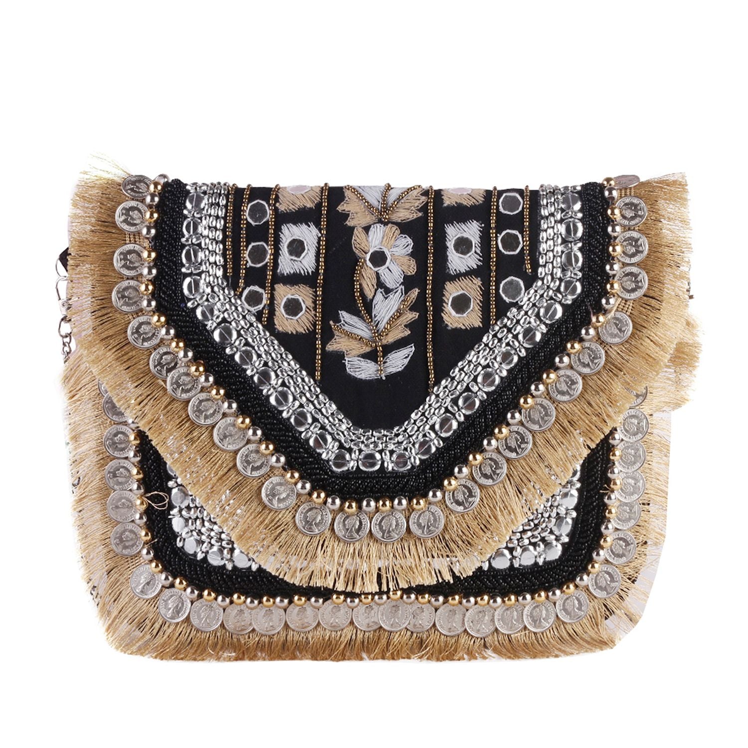 Swisni Banjara Boho Bag - SWIS-1051 - Detail View 3