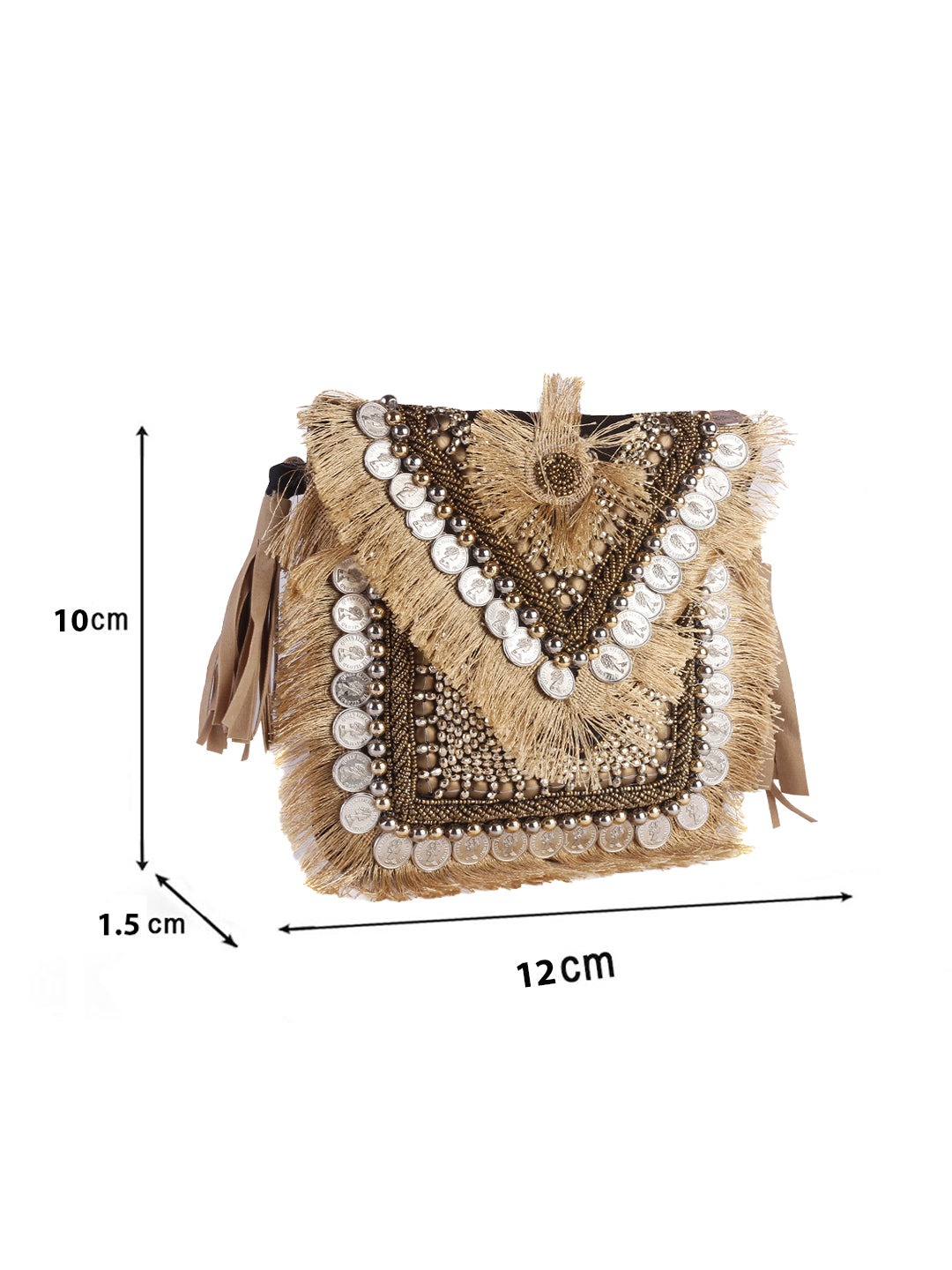 Swisni Banjara Boho Bag - SWIS-1052 - Detail View 13