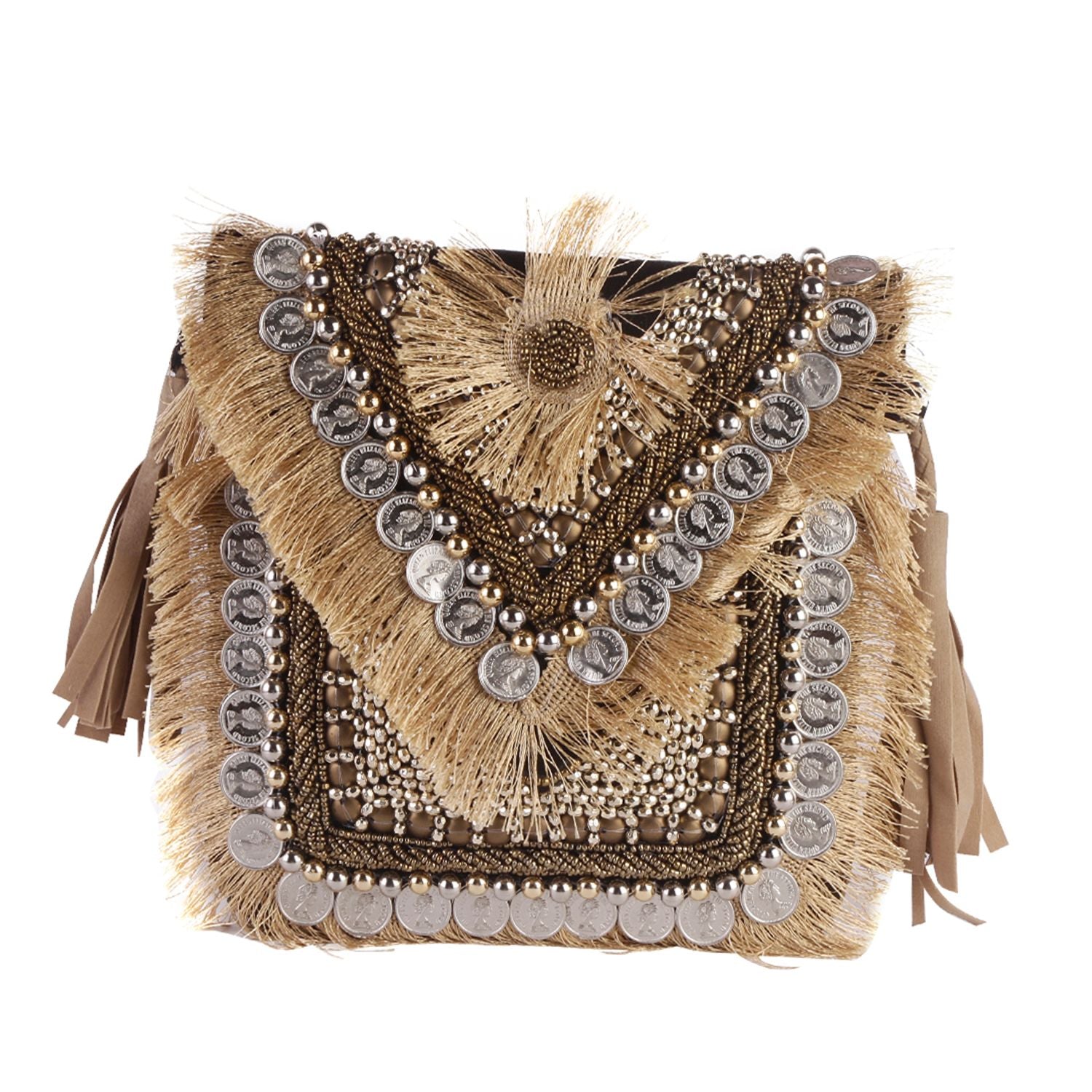 Swisni Banjara Boho Bag - SWIS-1052 - Detail View 3