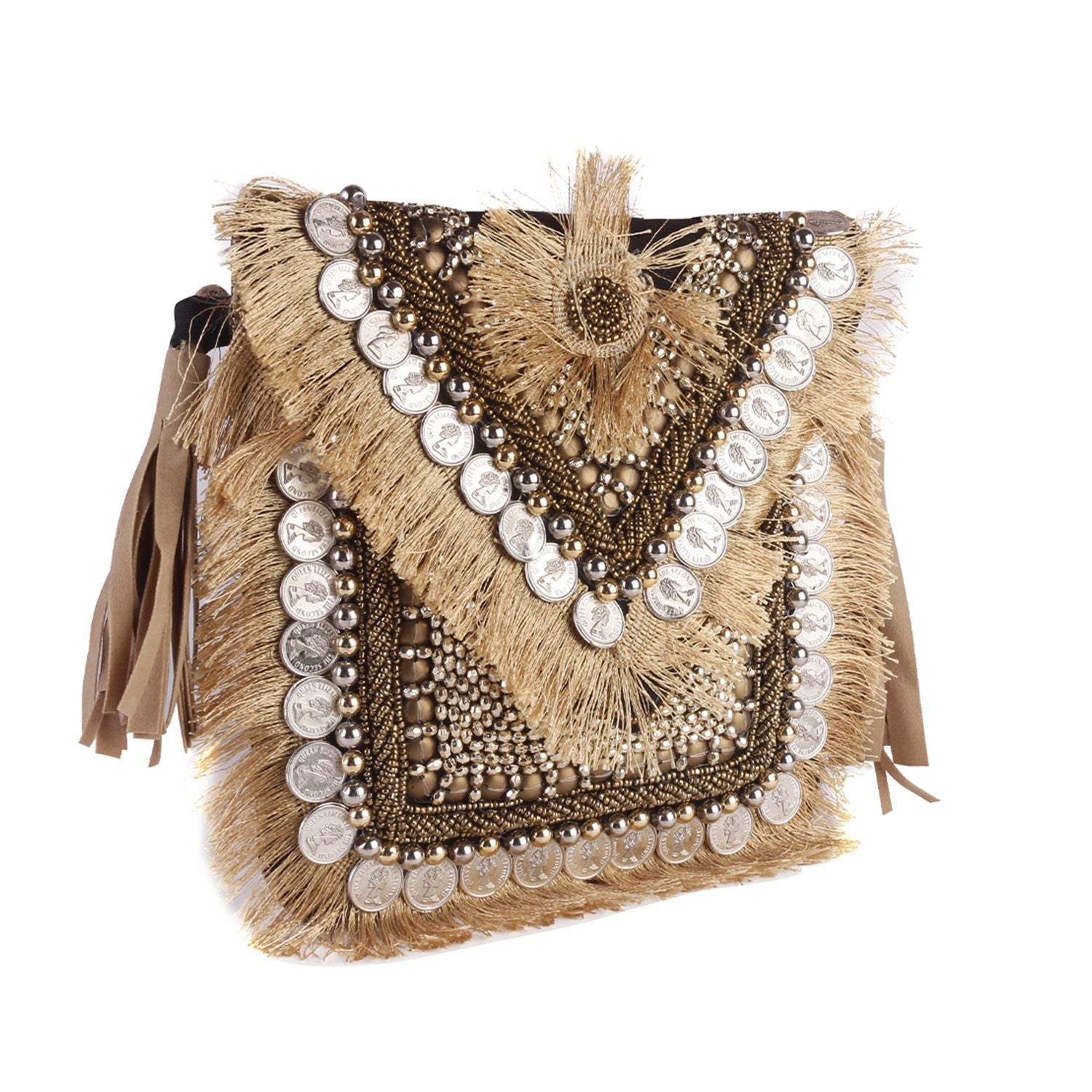 Swisni Banjara Boho Bag - SWIS-1052 - Detail View 5