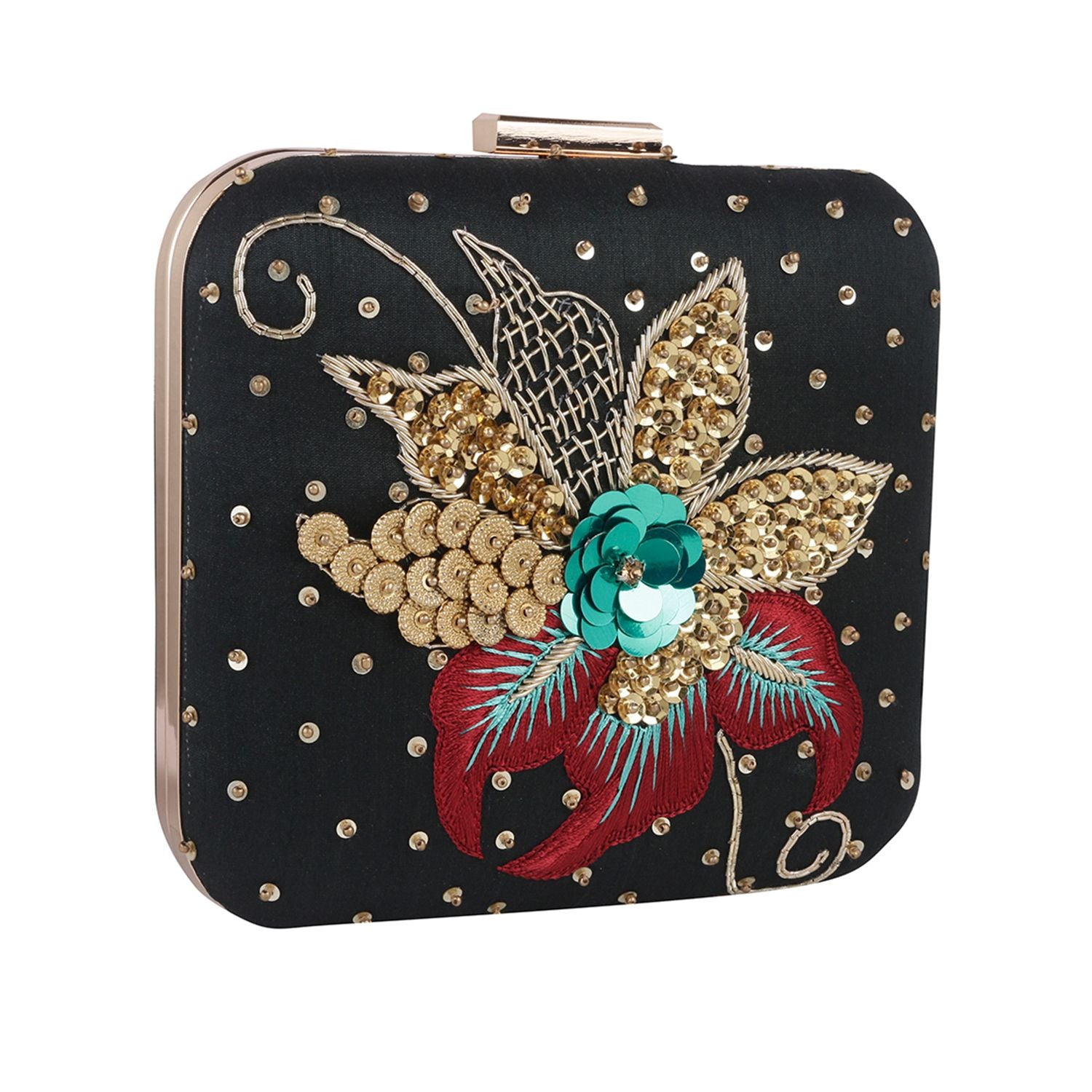 Swisni Embroidered Clutches - SWIS-1053 - Detail View 2