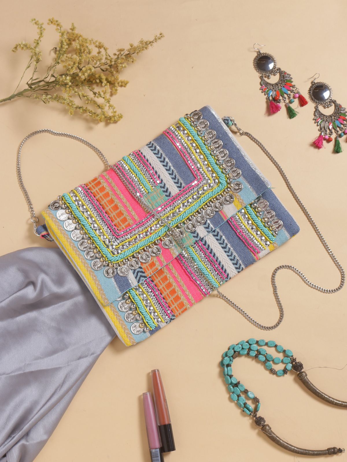 Swisni Banjara Boho Bag - SWIS-1129 - Creative View