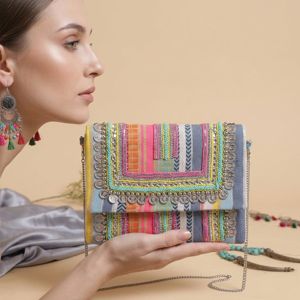 Maitri — Canvas Banjara Boho Bag