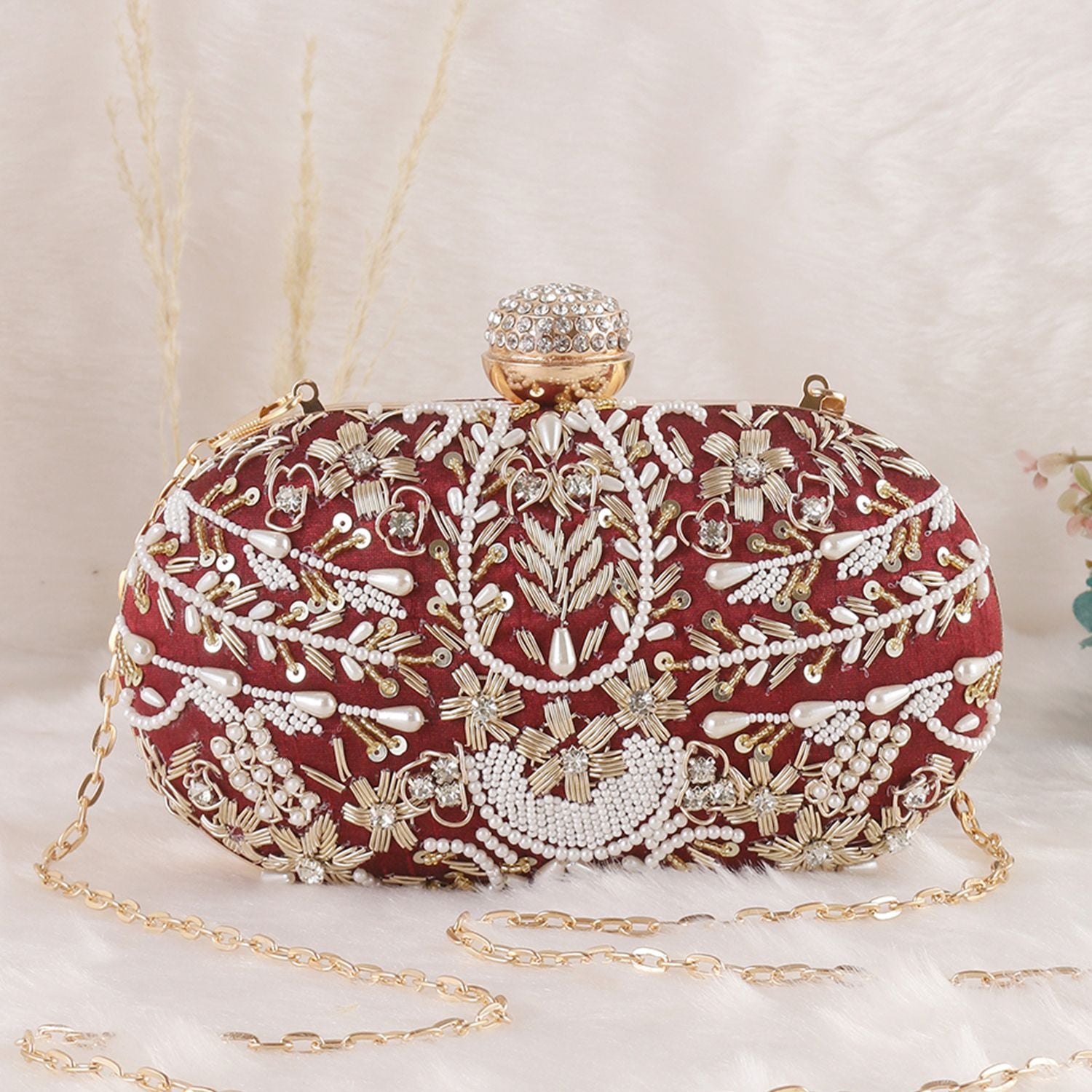 Swisni Embroidered Clutches - SWIS-115 - Detail View 8