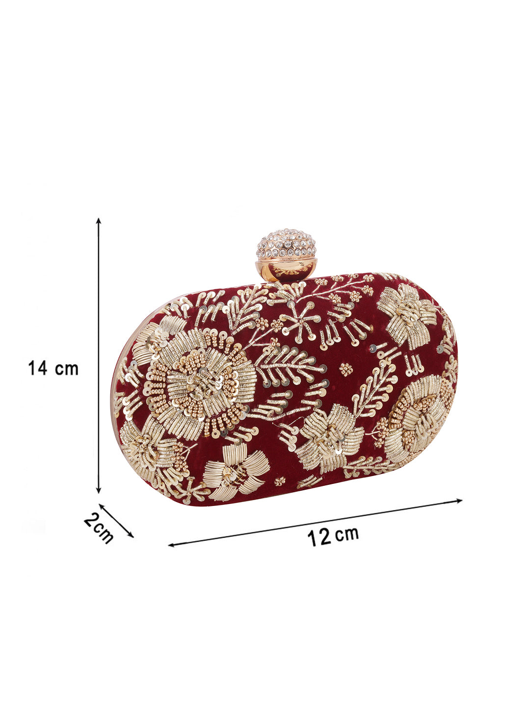 Swisni Embroidered Clutches - SWIS-116 - Detail View 16