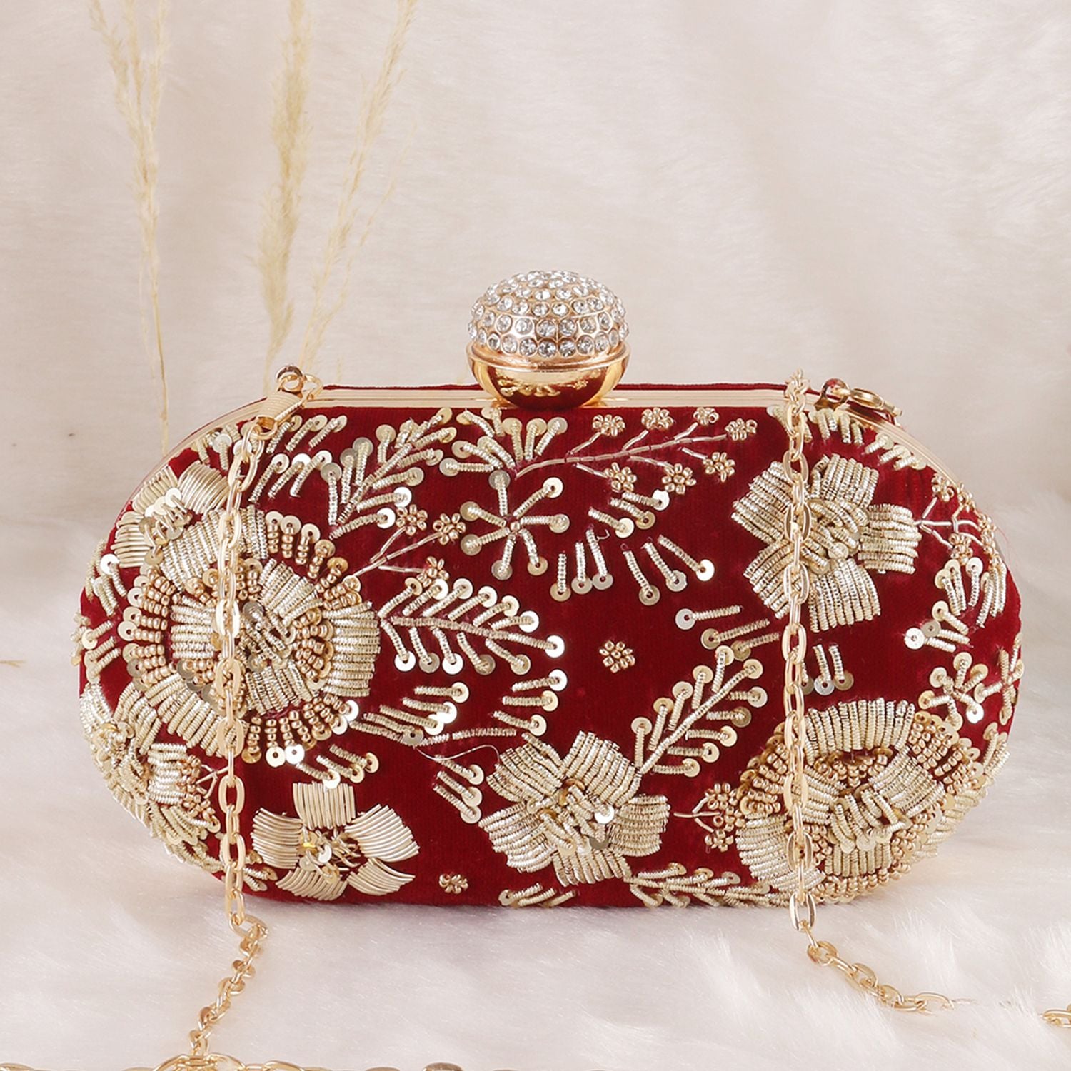Swisni Embroidered Clutches - SWIS-116 - Detail View 8