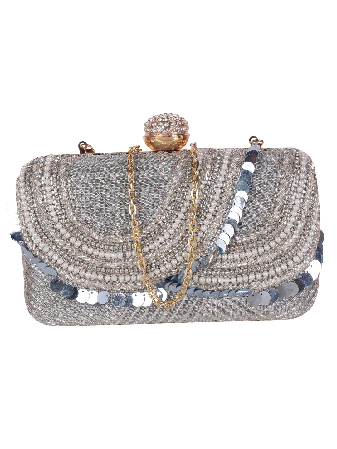 Swisni Embroidered Clutches - SWIS-1296 - Detail View 5