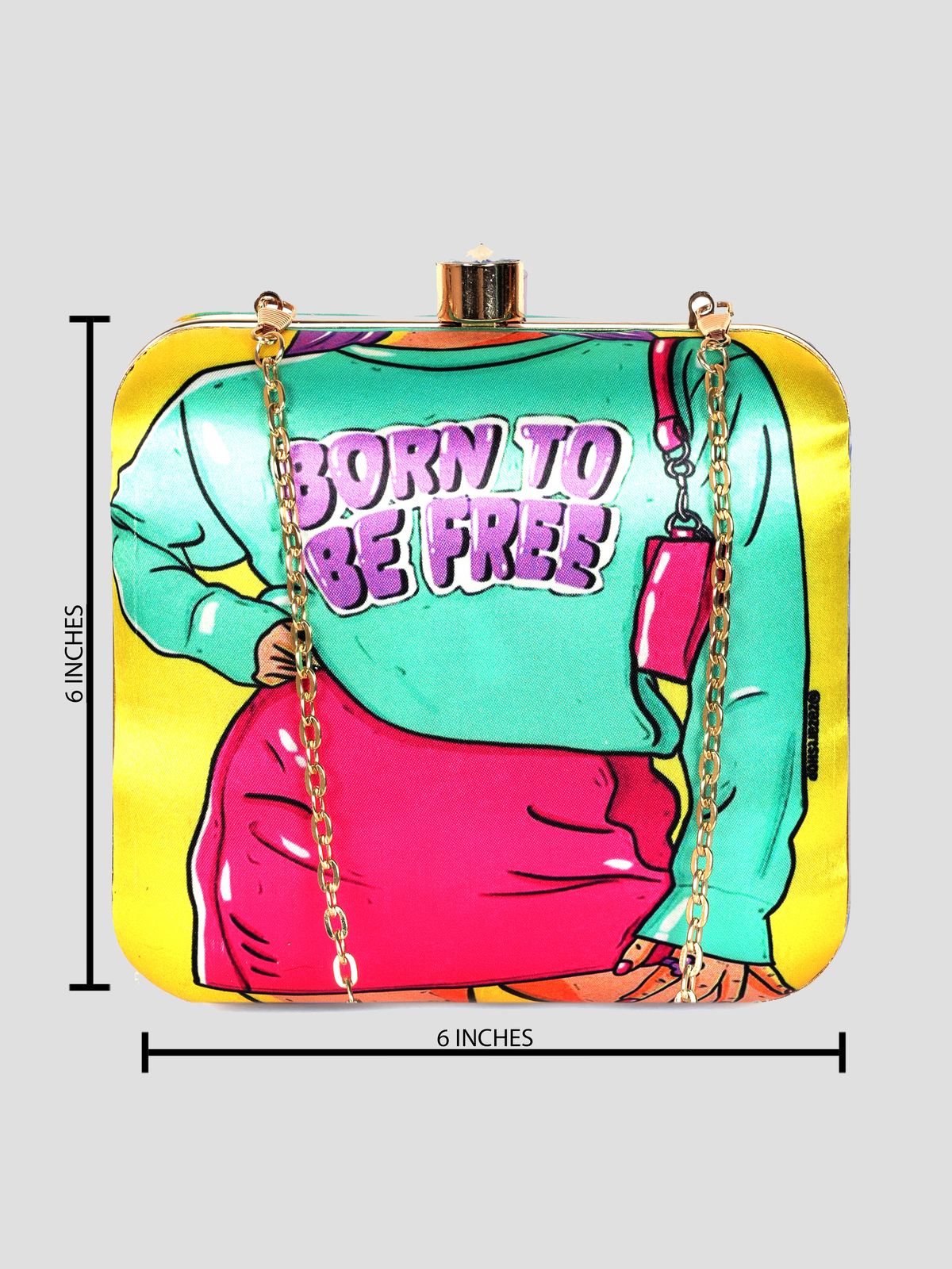 Swisni Printed Clutches - SWIS-1310 - Creative View