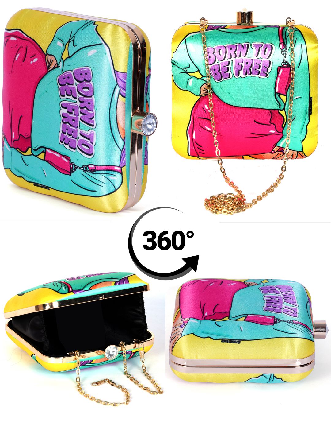 Swisni Printed Clutches - SWIS-1310 - Detail View 14