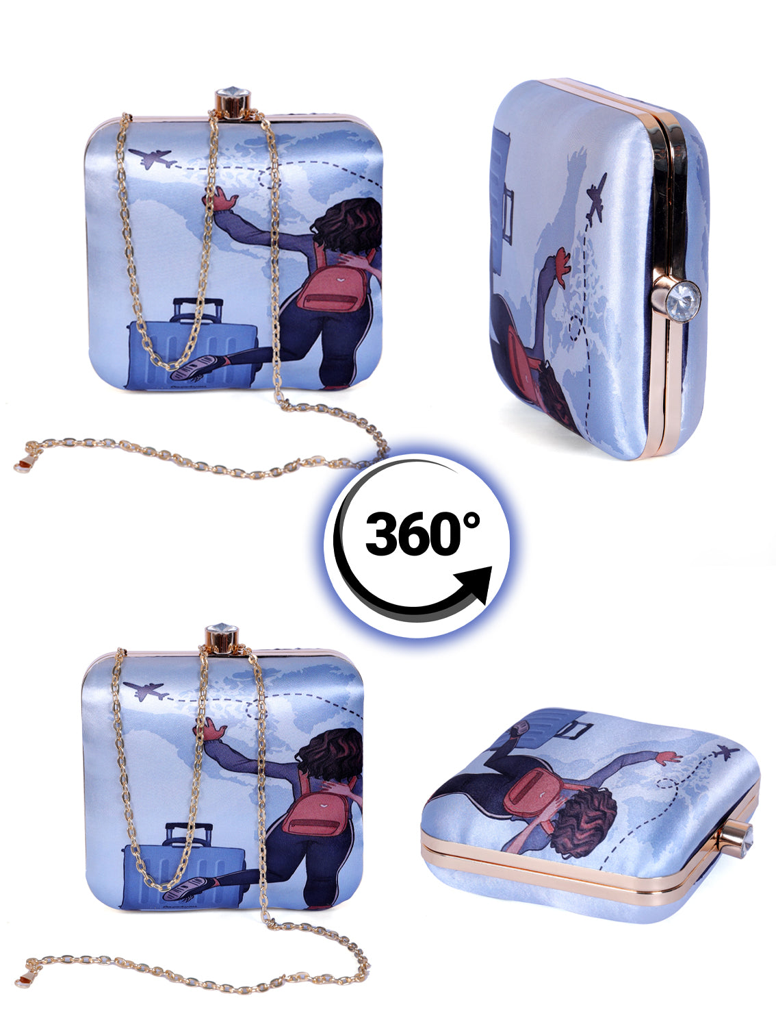 Swisni Printed Clutches - SWIS-1311 - Detail View 10