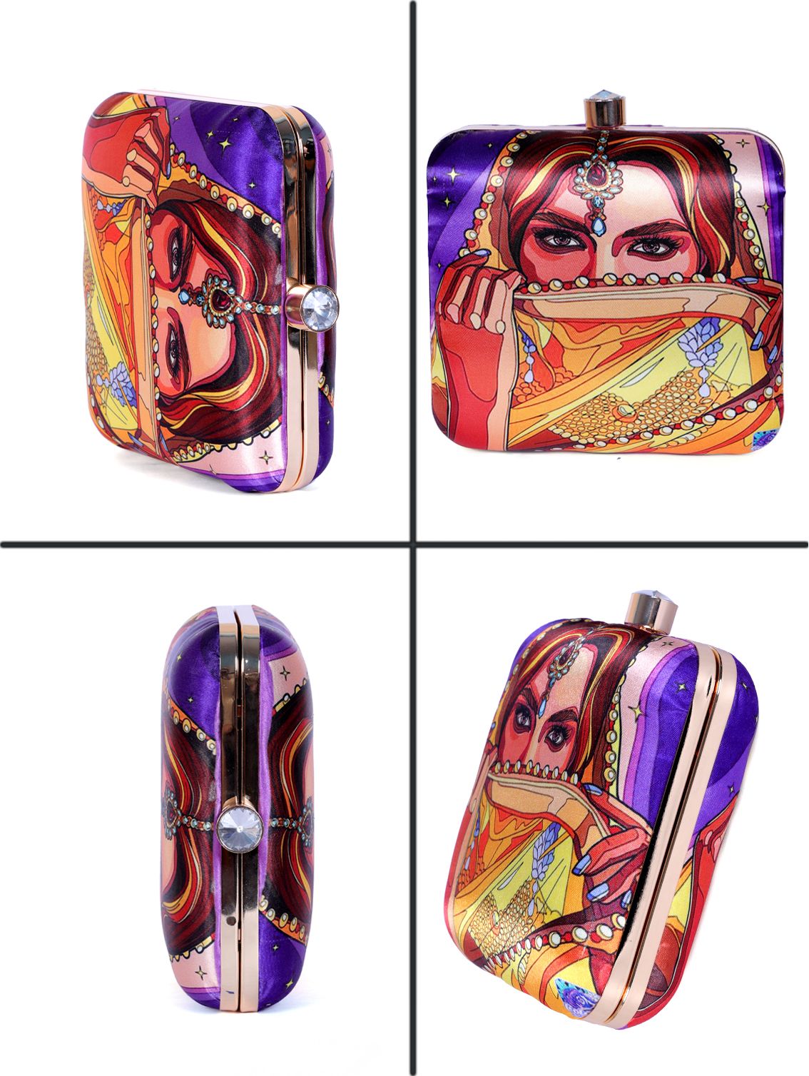 Swisni Printed Clutches - SWIS-1313 - Detail View 12