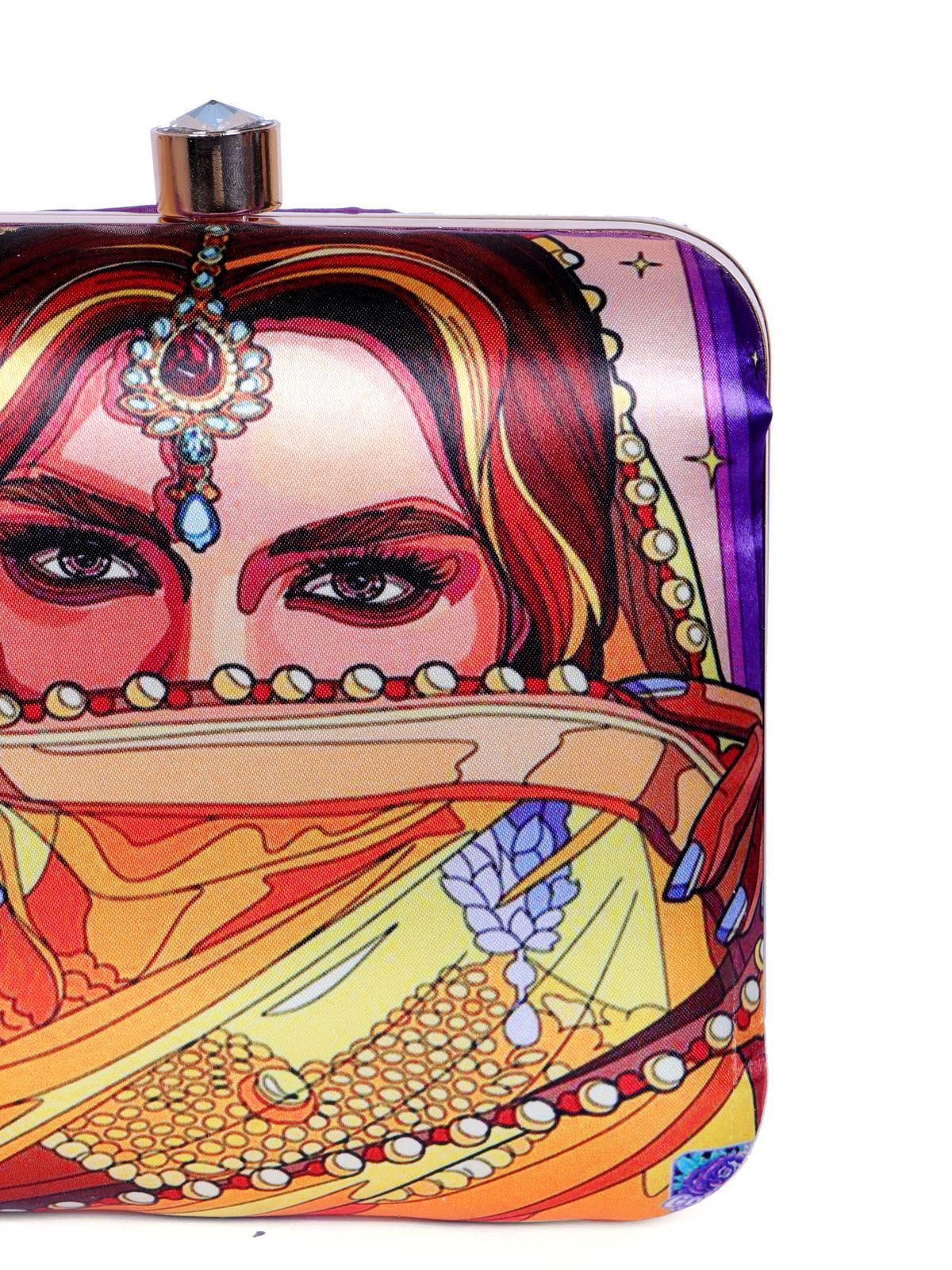 Swisni Printed Clutches - SWIS-1313 - Detail View 2