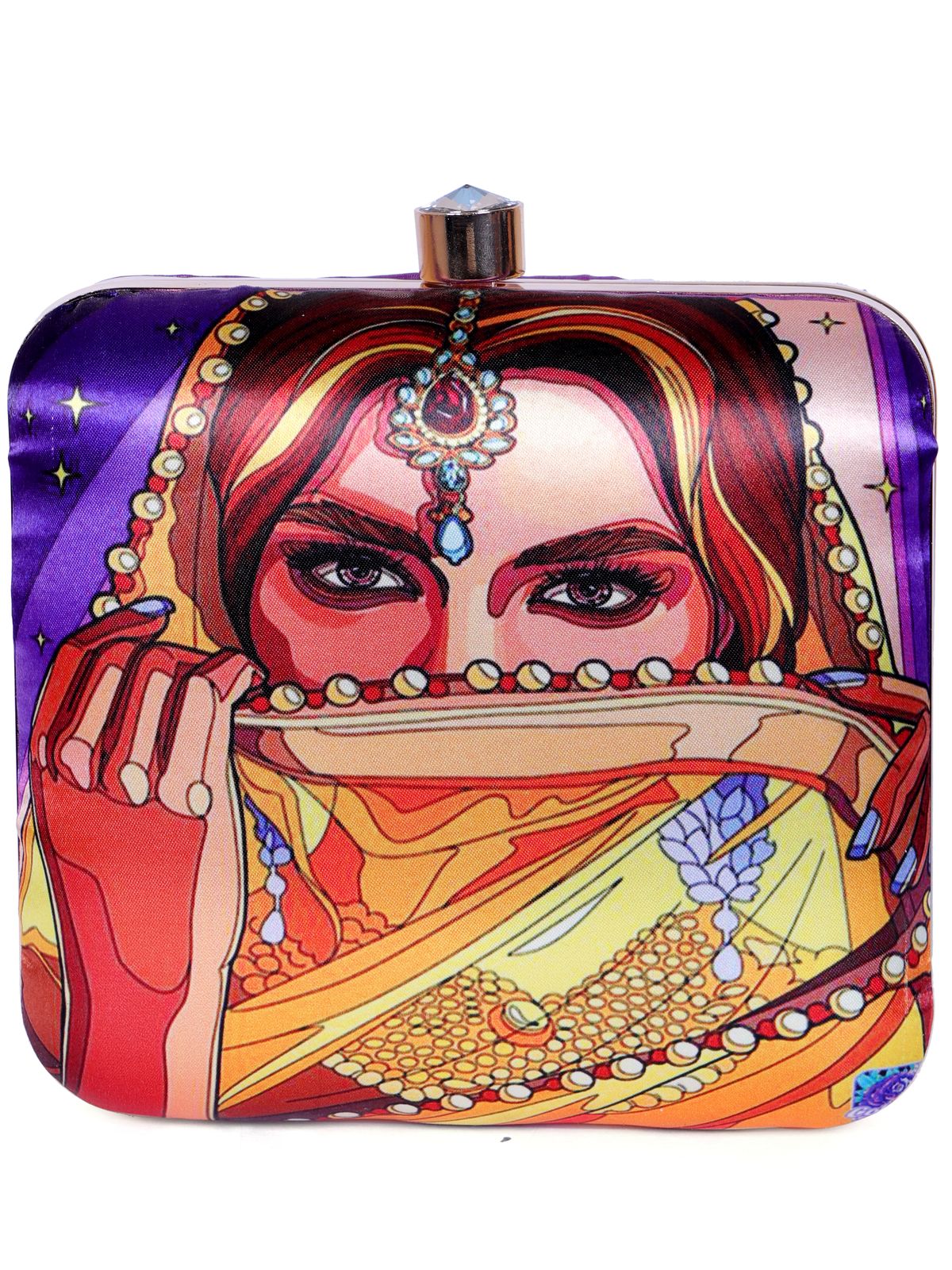 Swisni Printed Clutches - SWIS-1313 - Detail View 3