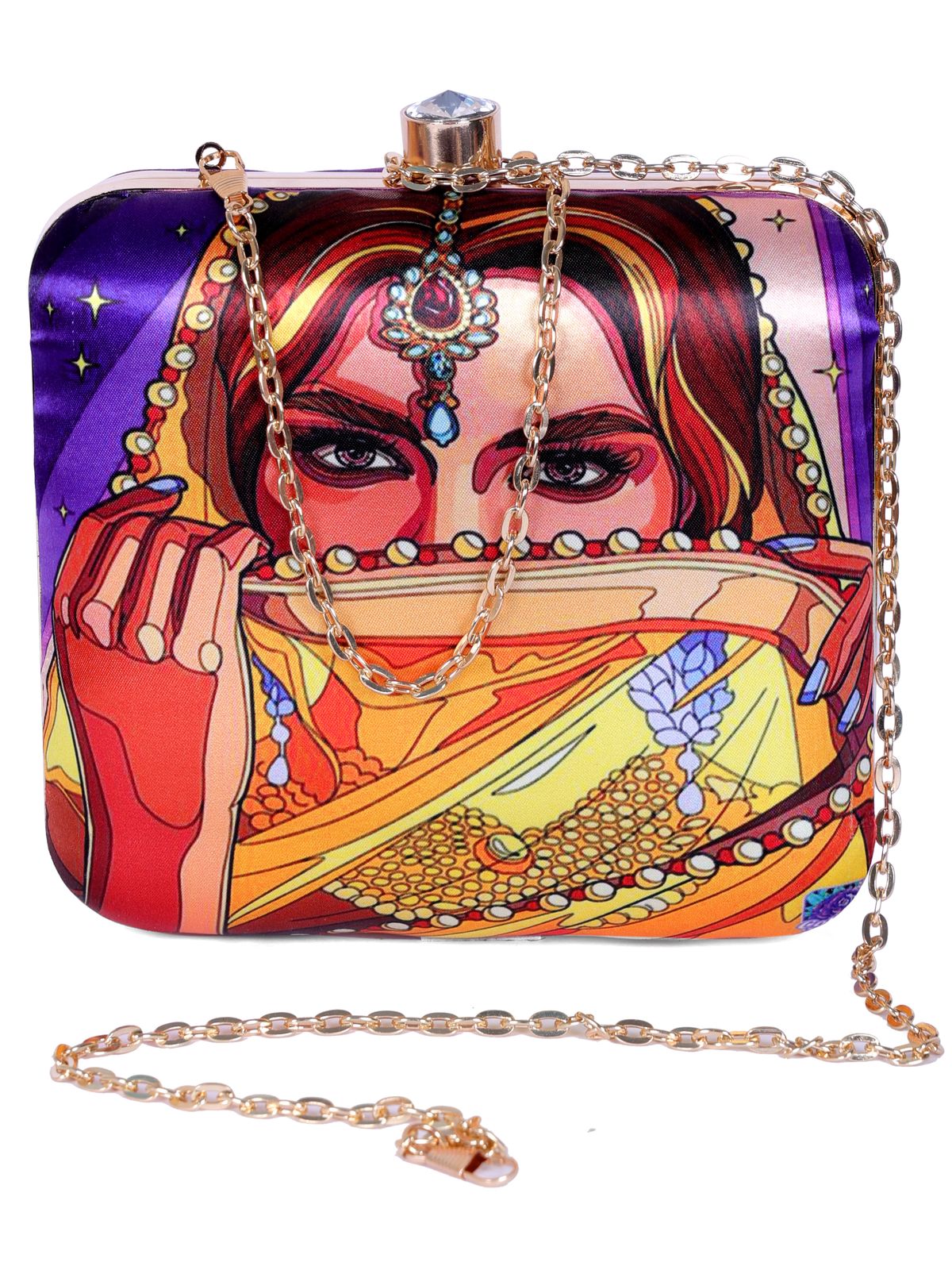 Swisni Printed Clutches - SWIS-1313 - Detail View 6