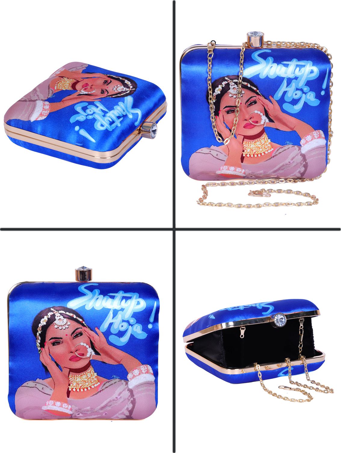 Swisni Printed Clutches - SWIS-1314 - Detail View 12