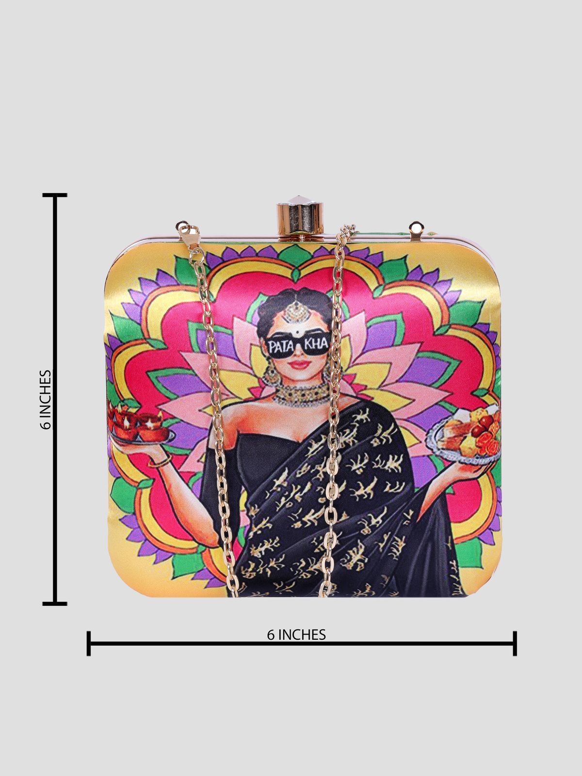 Swisni Printed Clutches - SWIS-1316 - Creative View