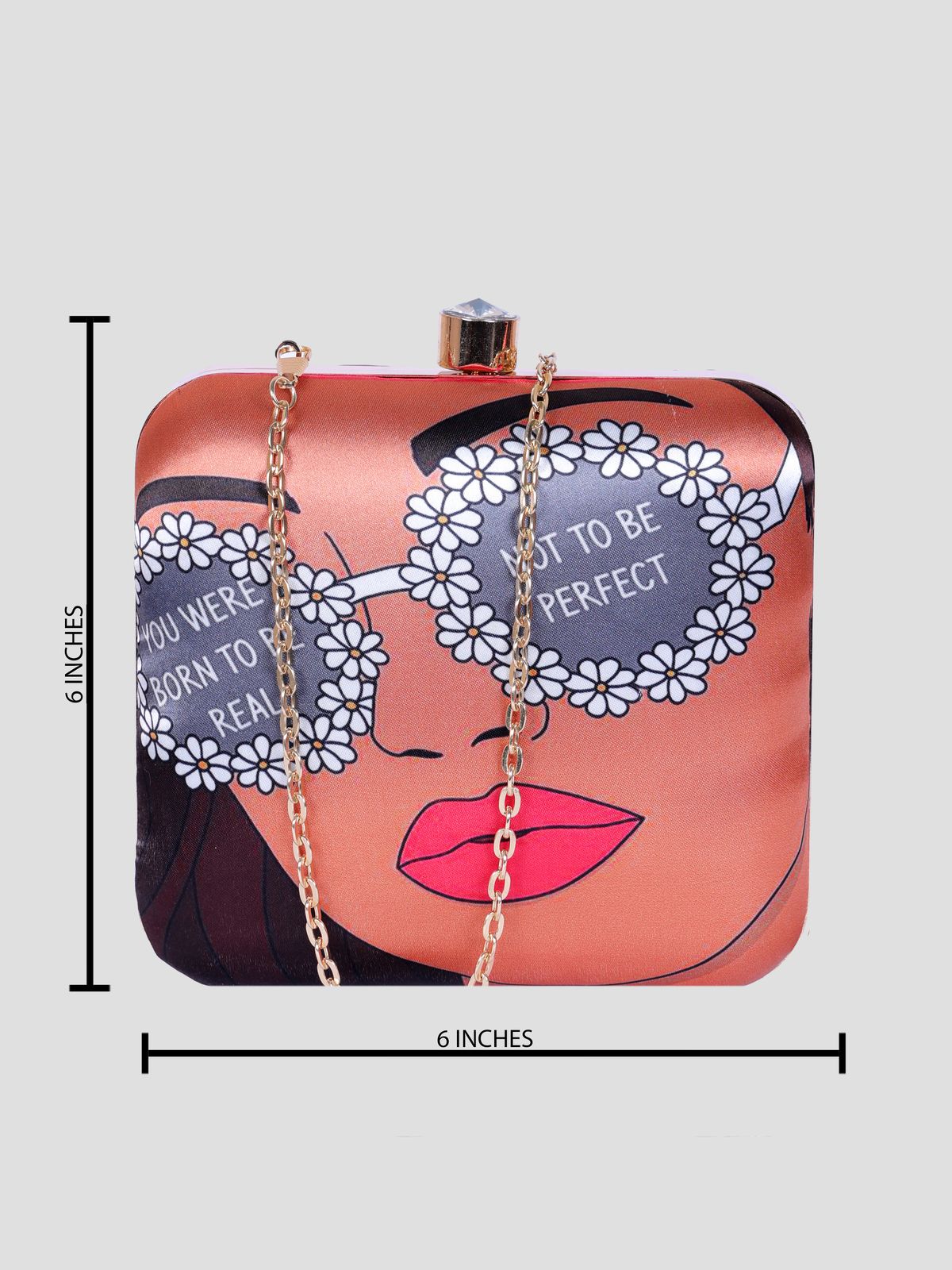 Swisni Printed Clutches - SWIS-1318 - Creative View