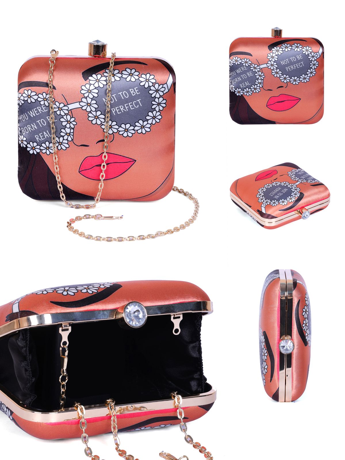 Swisni Printed Clutches - SWIS-1318 - Detail View 11