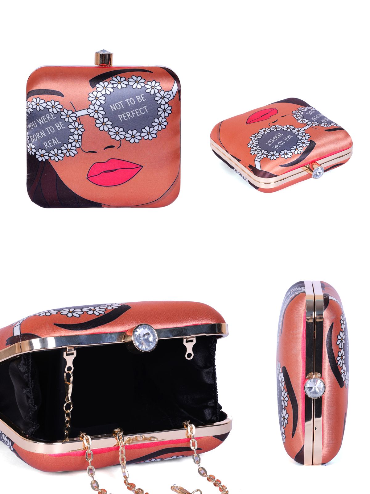 Swisni Printed Clutches - SWIS-1318 - Detail View 9