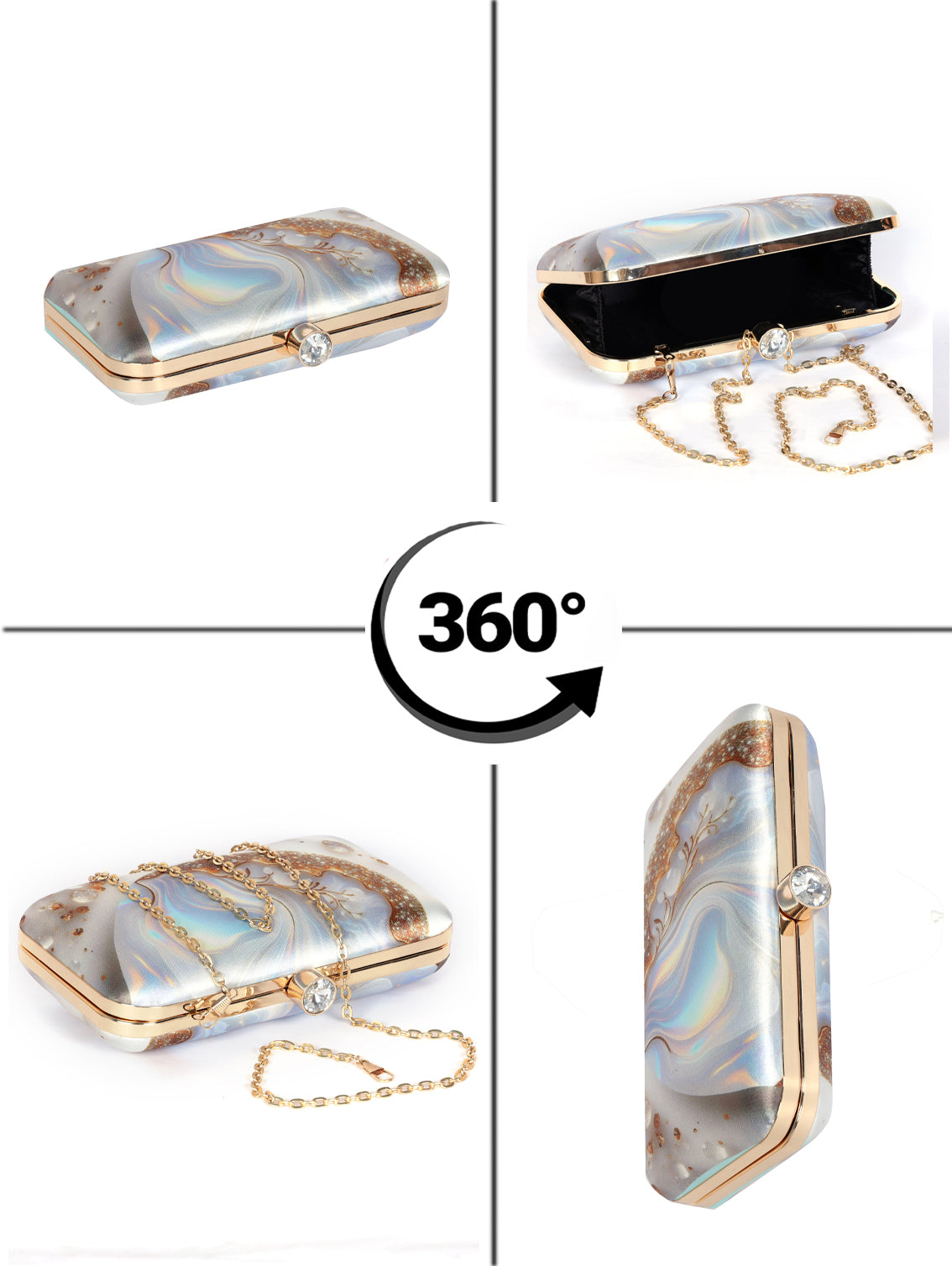 Swisni Printed Clutches - SWIS-1326 - Detail View 13