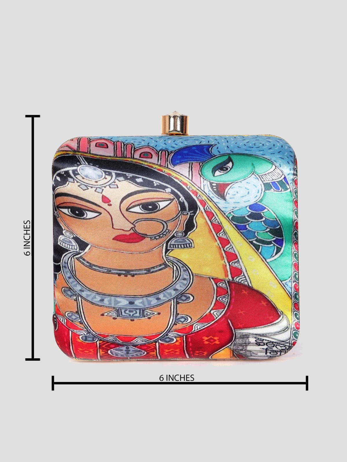 Swisni Printed Clutches - SWIS-1332 - Creative View