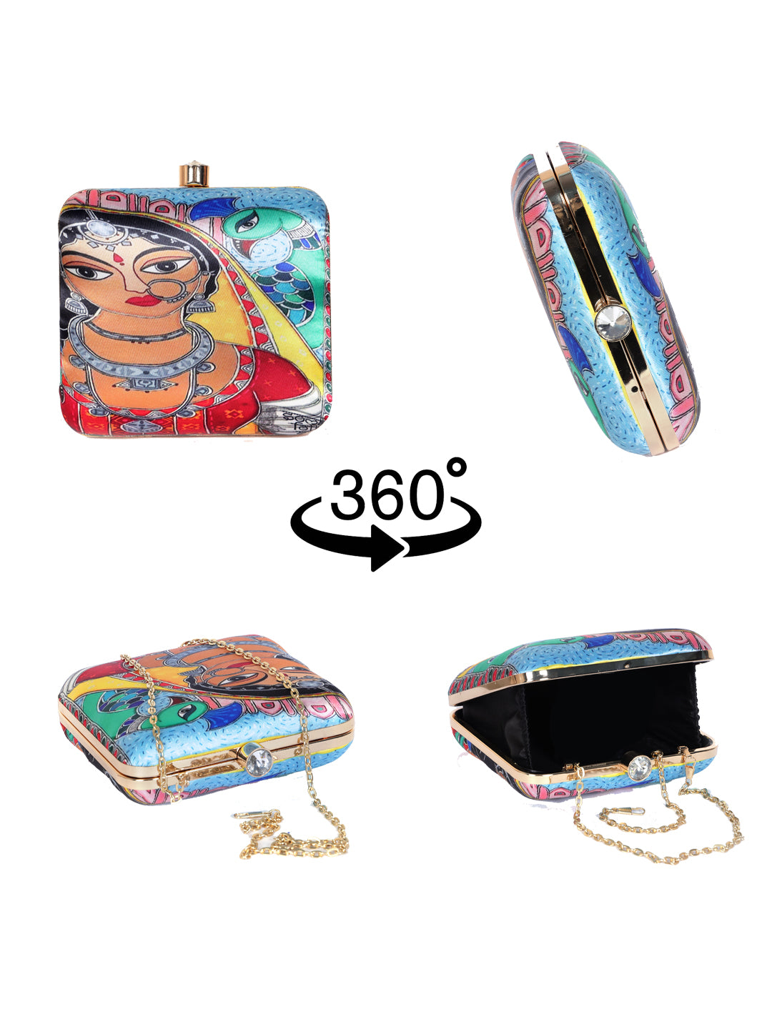 Swisni Printed Clutches - SWIS-1332 - Detail View 10