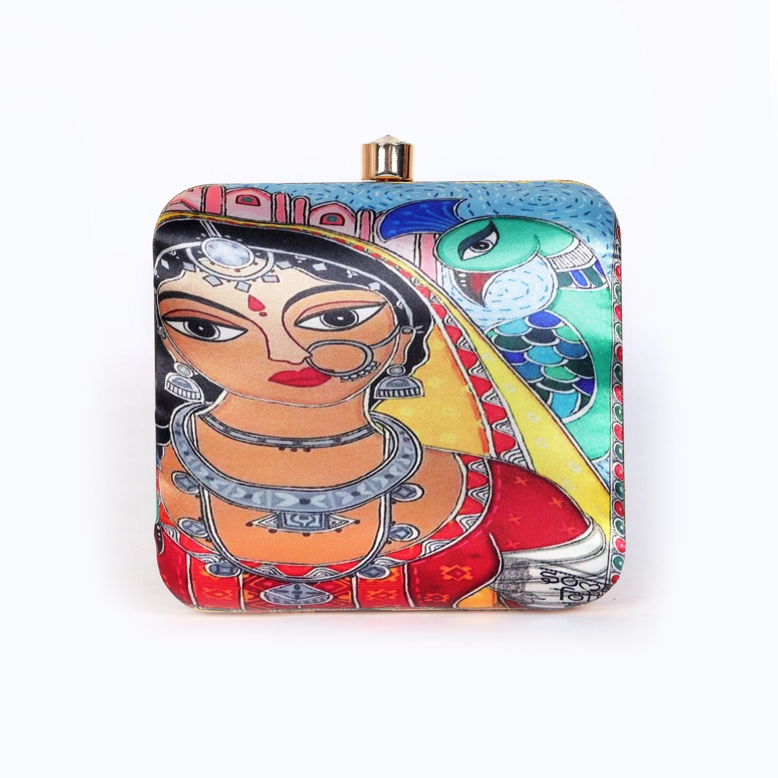 Swisni Printed Clutches - SWIS-1332 - Detail View 2