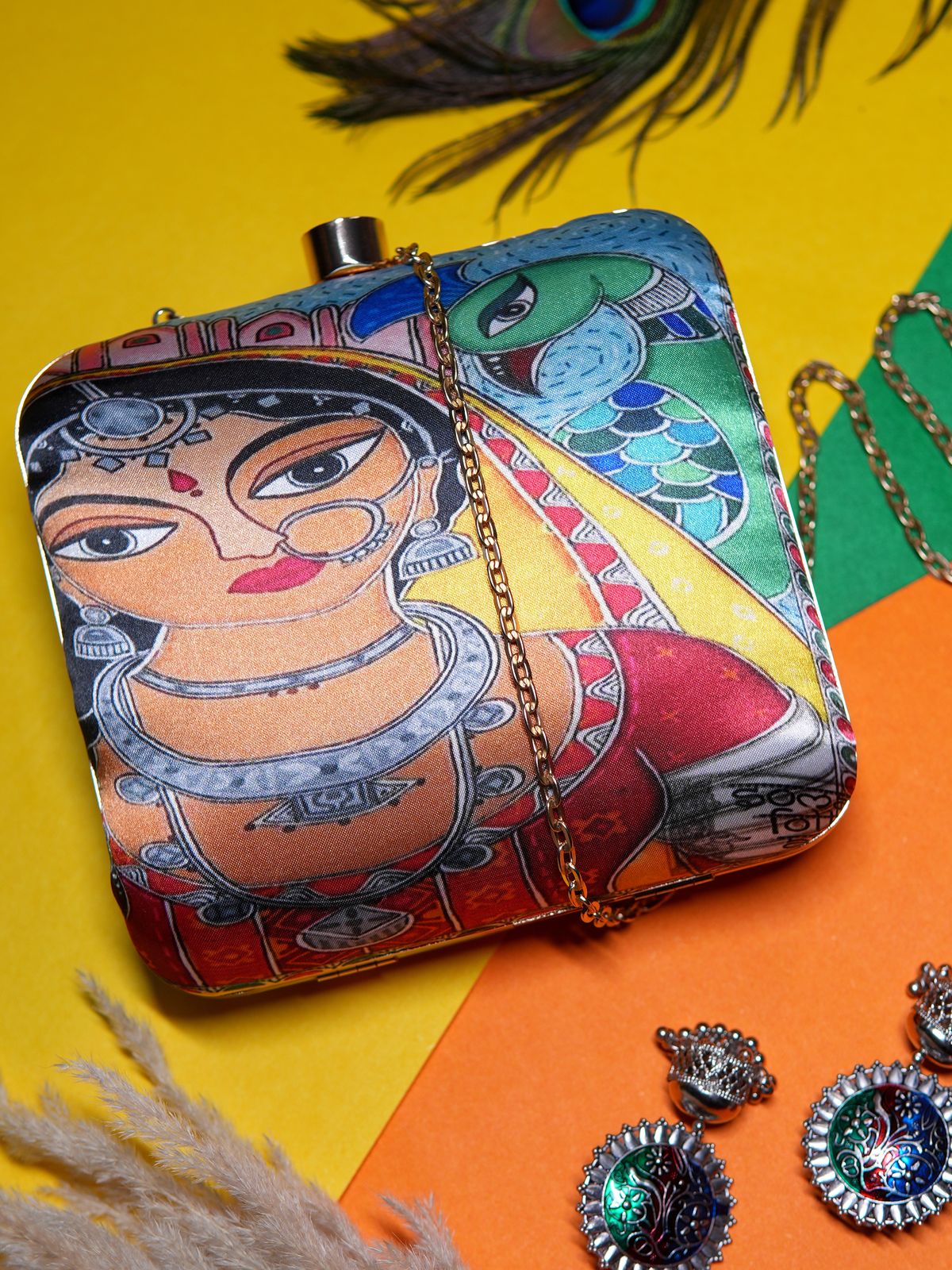 Swisni Printed Clutches - SWIS-1332 - Detail View 8
