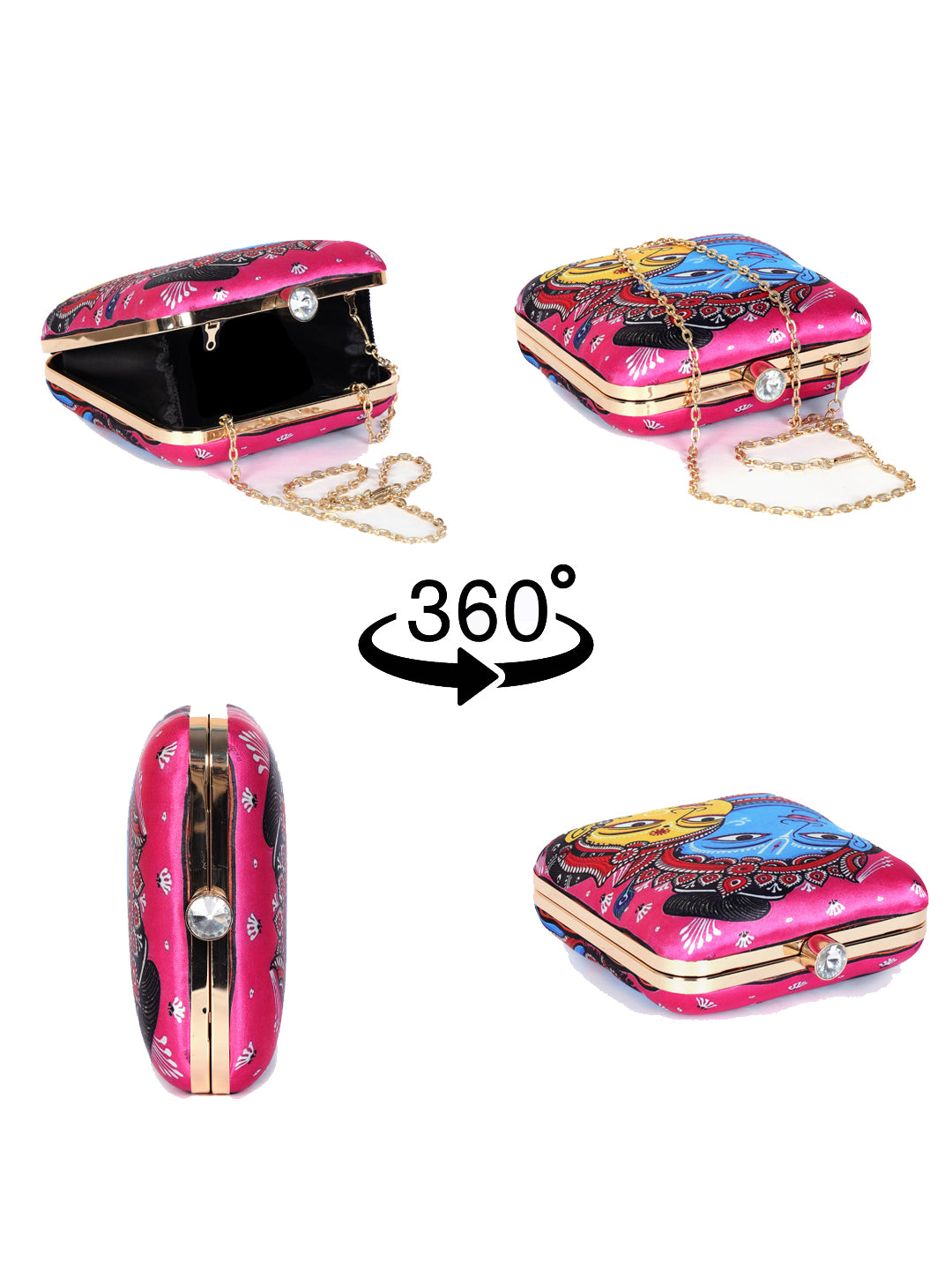 Swisni Printed Clutches - SWIS-1335 - Detail View 12