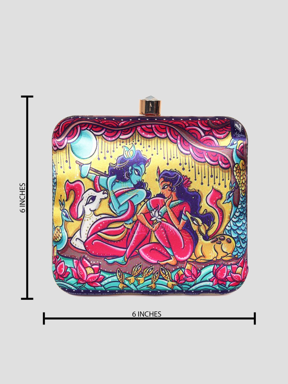 Swisni Printed Clutches - SWIS-1336 - Creative View