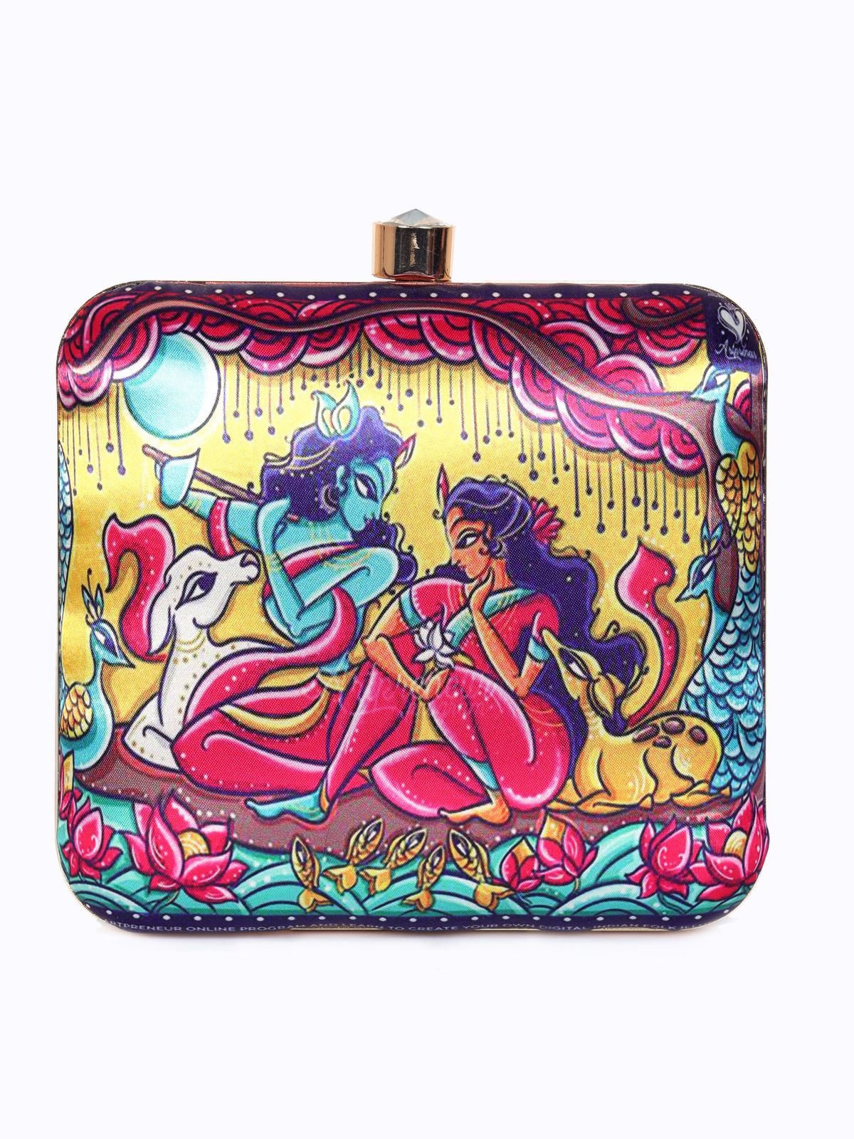 Swisni Printed Clutches - SWIS-1336 - Detail View 2