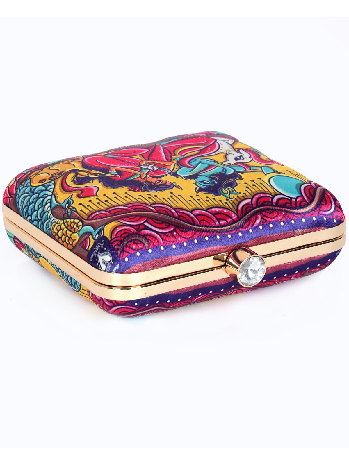 Swisni Printed Clutches - SWIS-1336 - Detail View 3