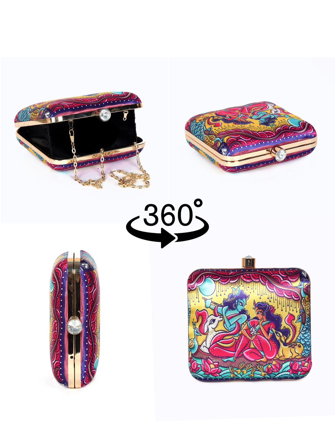 Swisni Printed Clutches - SWIS-1336 - Detail View 9