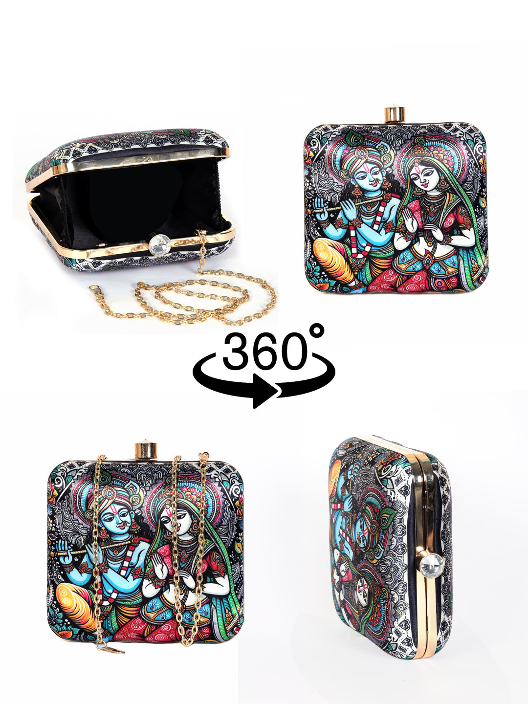 Swisni Printed Clutches - SWIS-1342 - Detail View 12