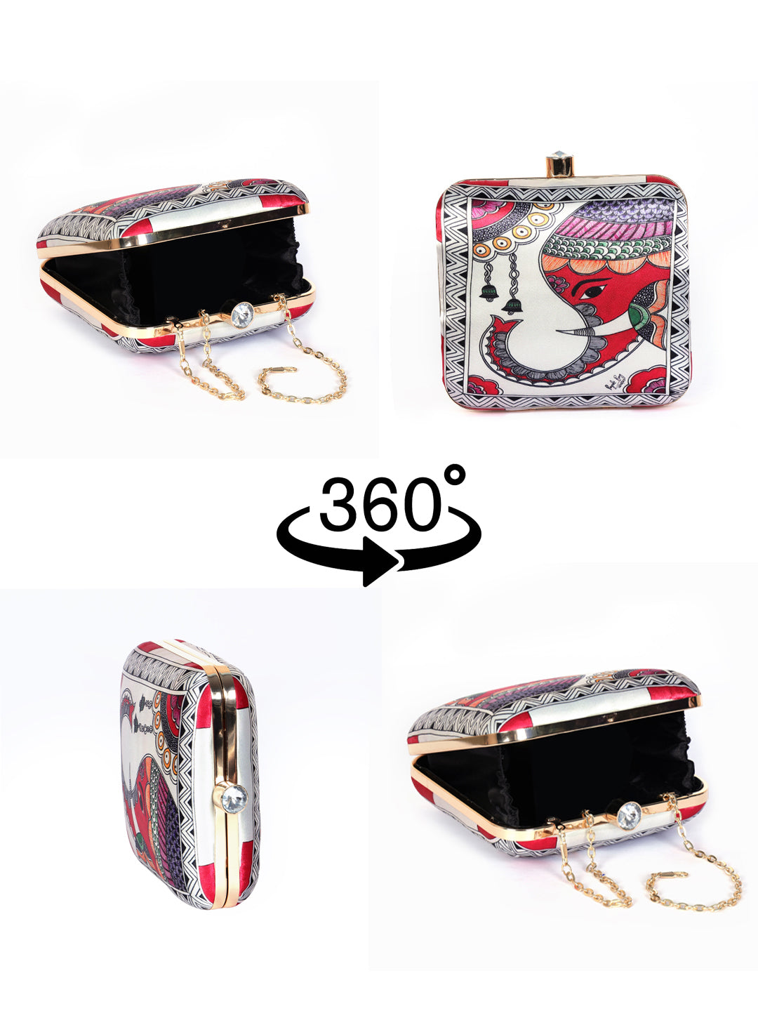 Swisni Printed Clutches - SWIS-1343 - Detail View 10