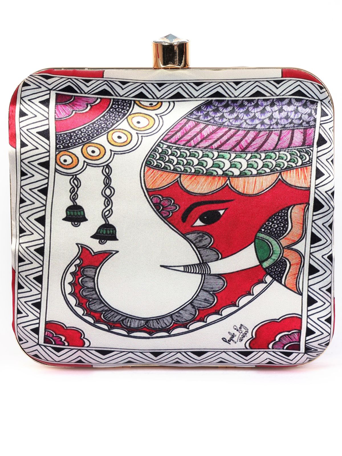Swisni Printed Clutches - SWIS-1343 - Detail View 2