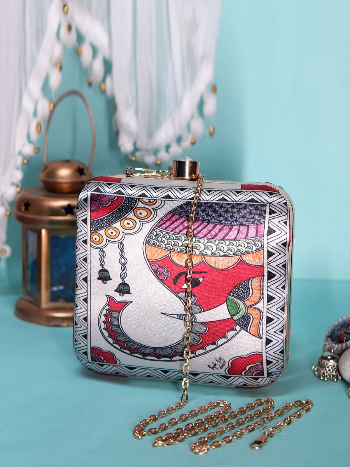 Swisni Printed Clutches - SWIS-1343 - Detail View 8