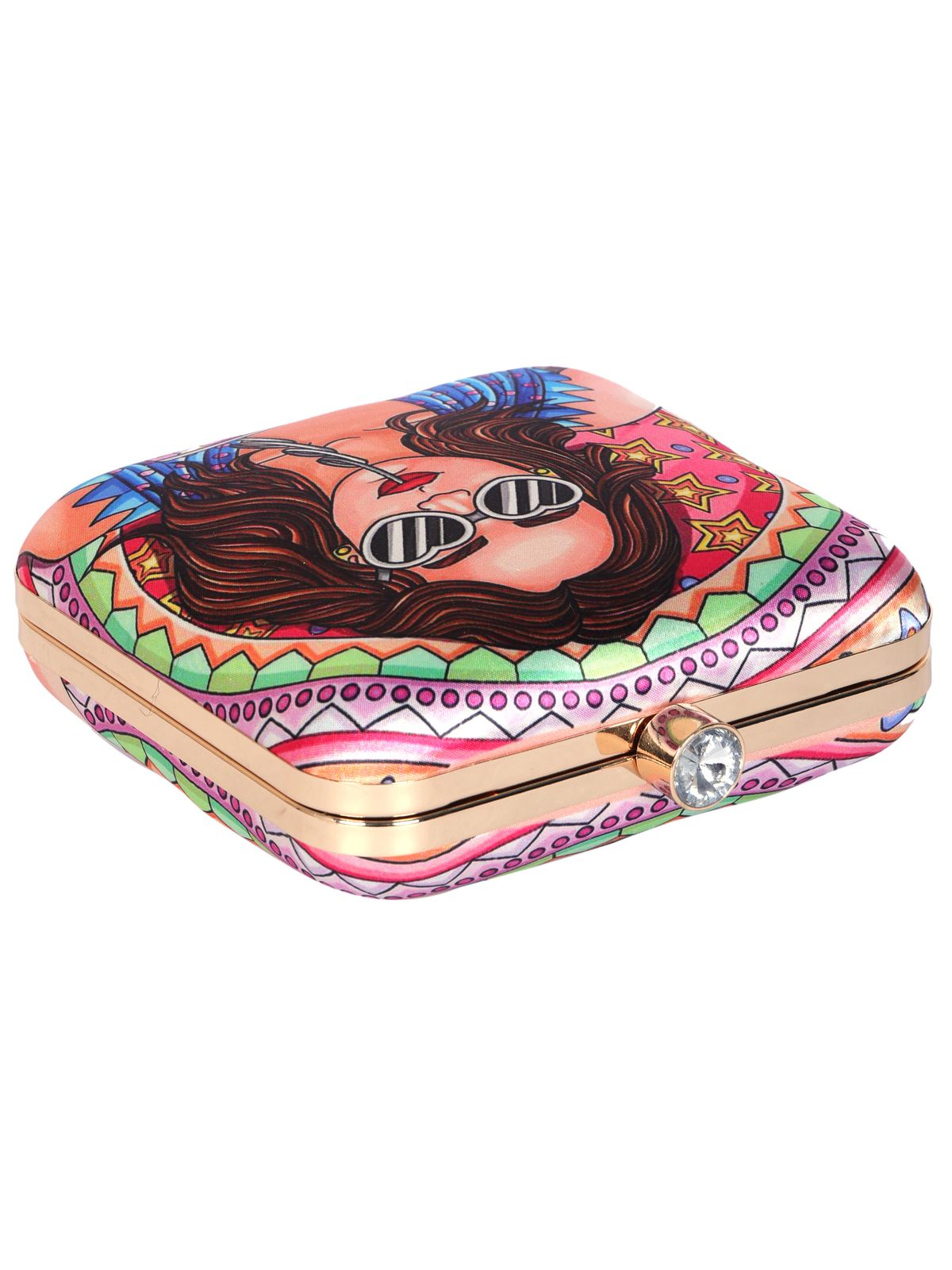 Swisni Printed Clutches - SWIS-1344 - Detail View 3