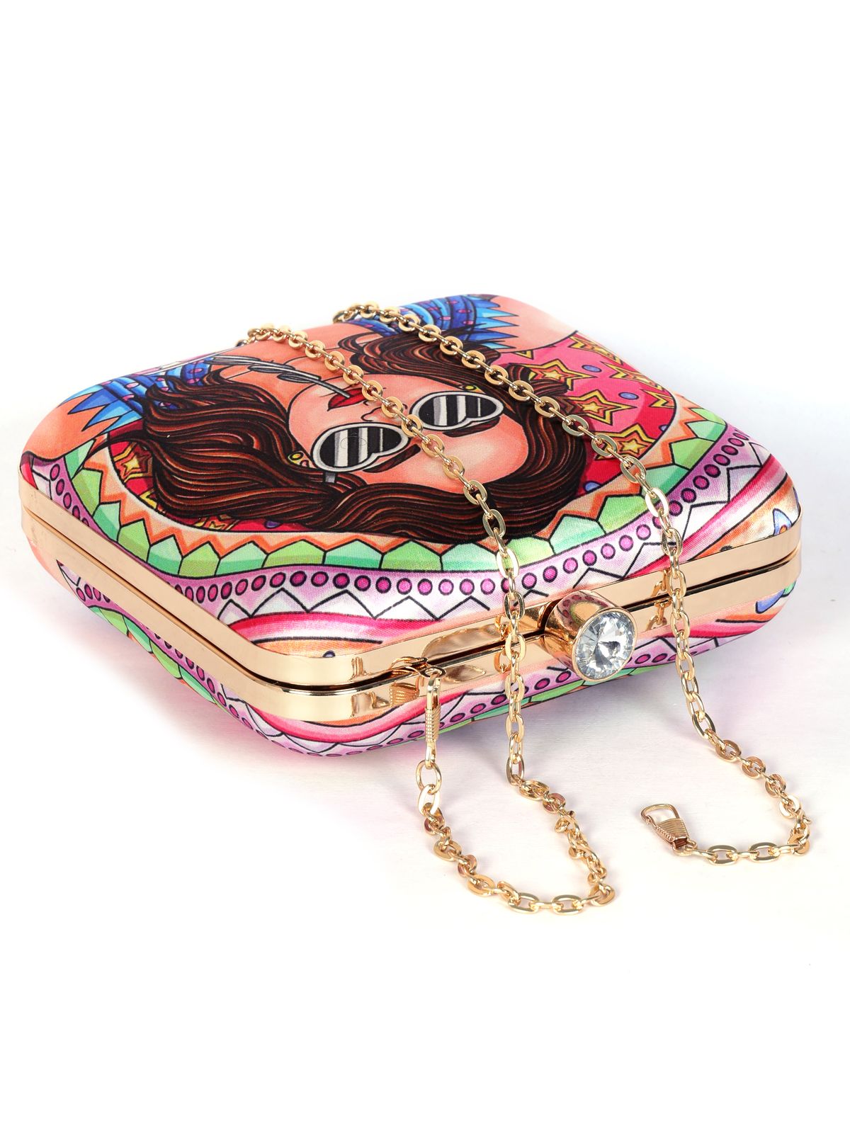 Swisni Printed Clutches - SWIS-1344 - Detail View 6