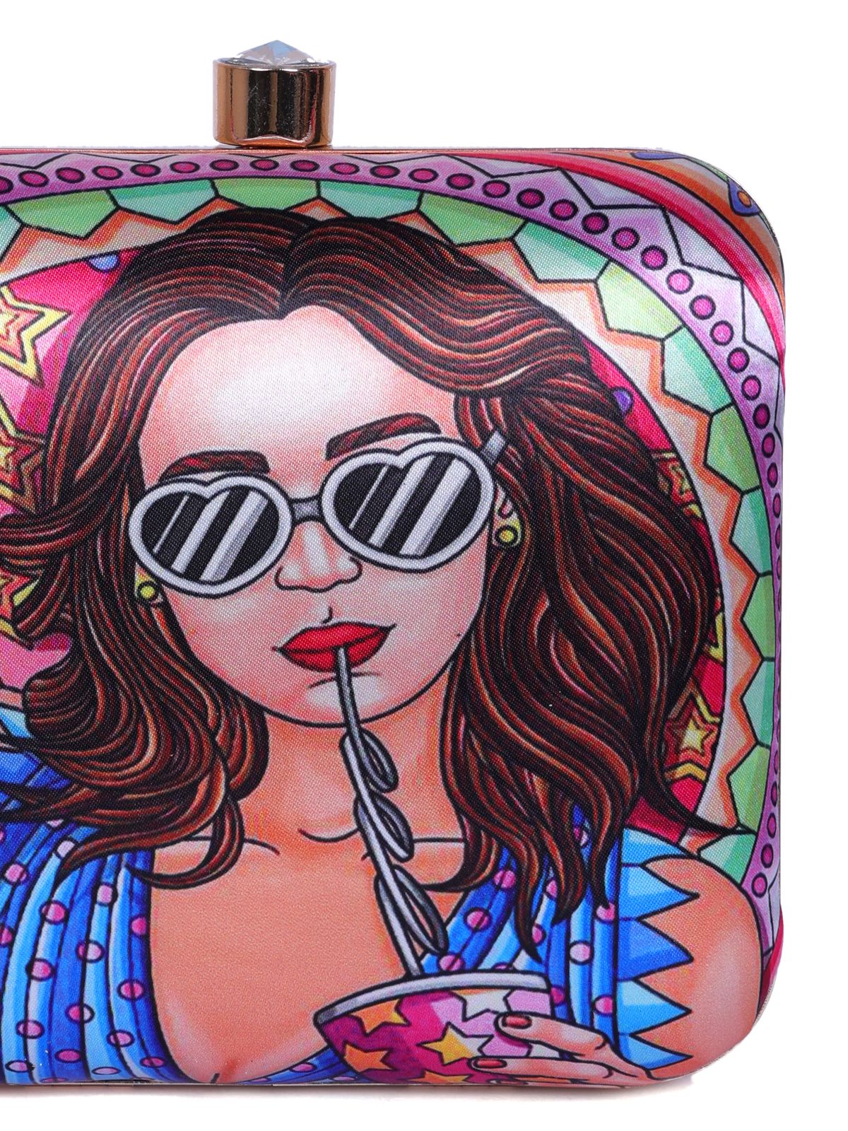Swisni Printed Clutches - SWIS-1344 - Detail View 9