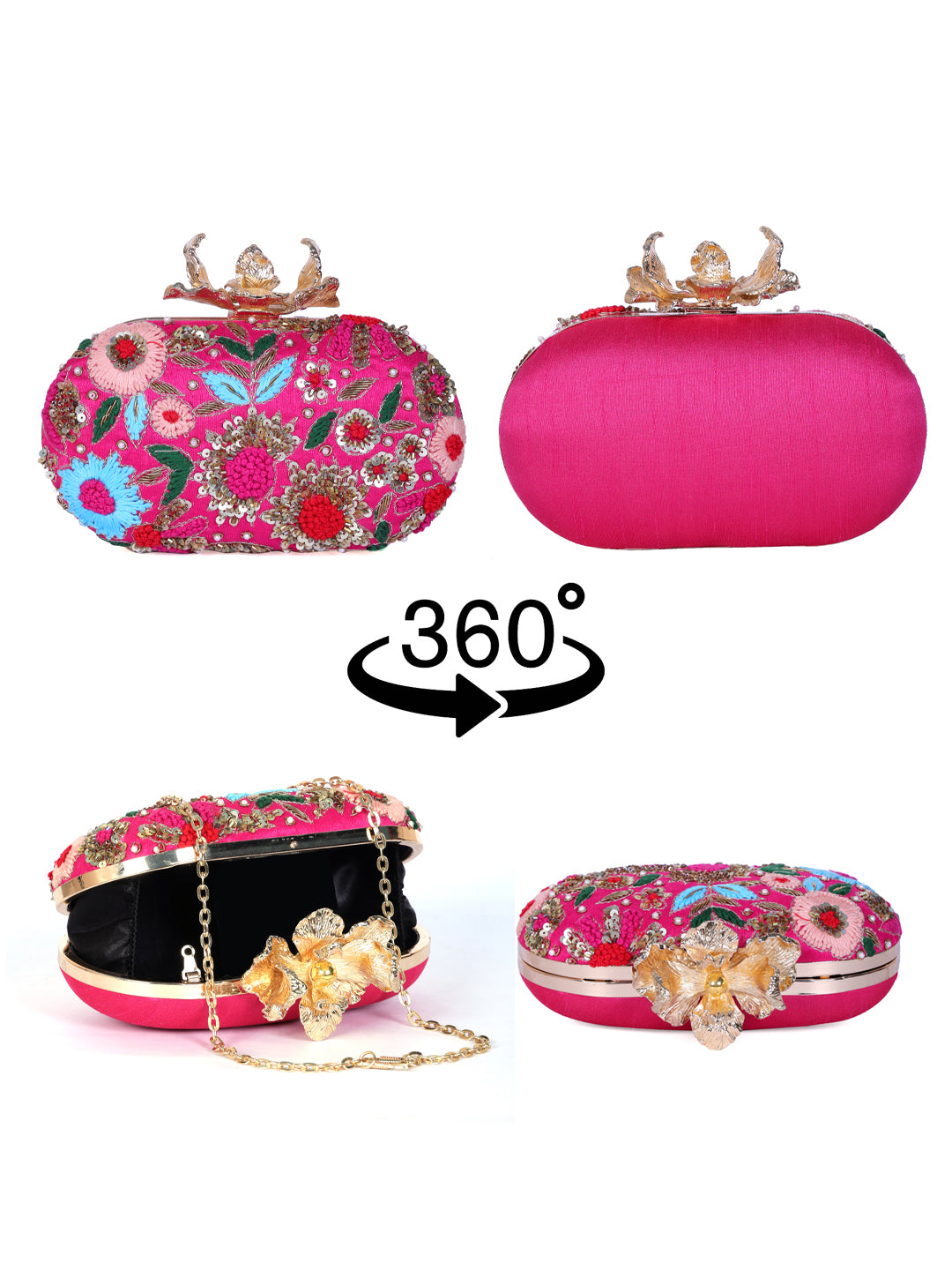 Swisni Embroidered Clutches - SWIS-1345 - Detail View 10