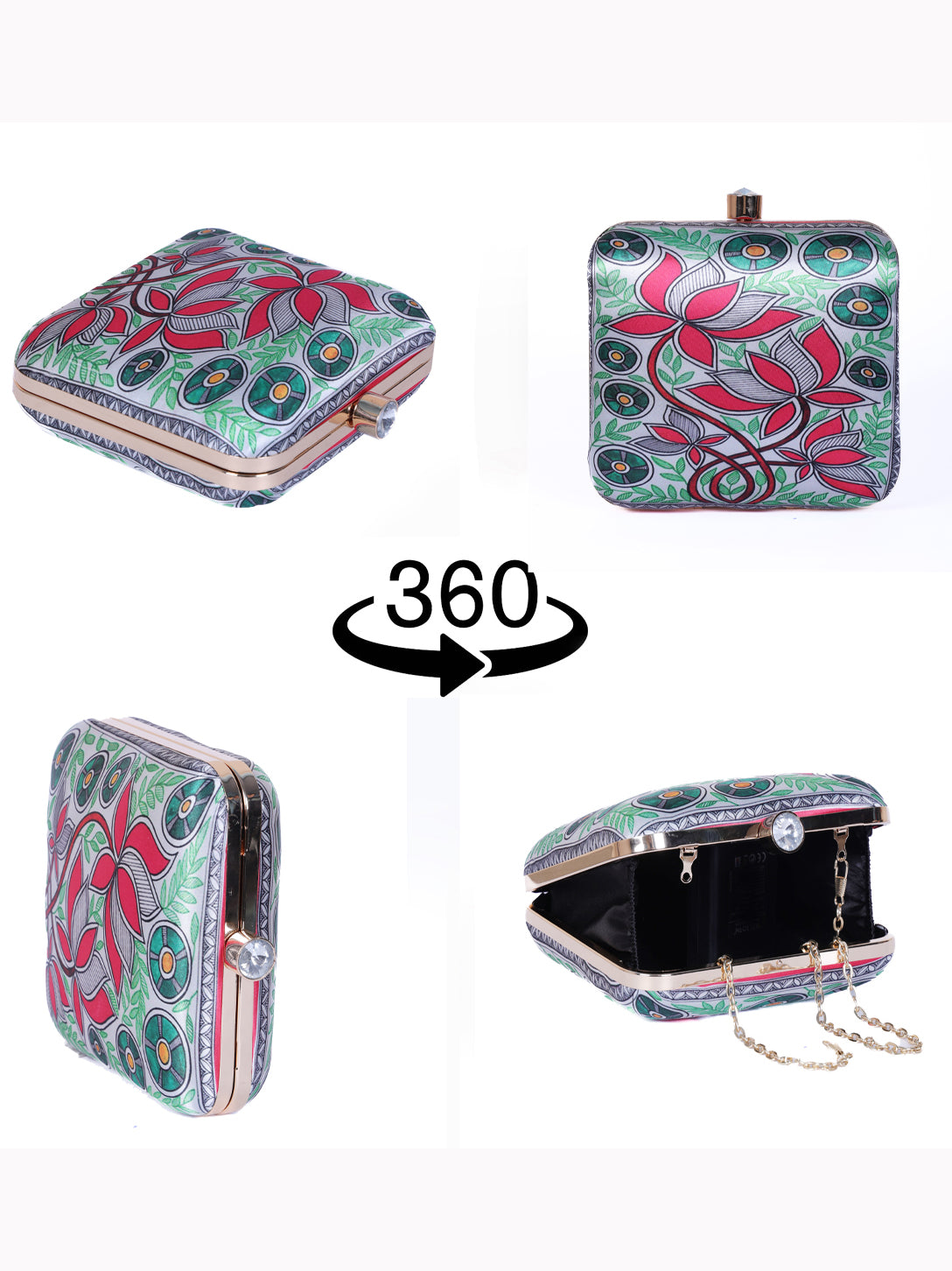 Swisni Printed Clutches - SWIS-1347 - Detail View 10