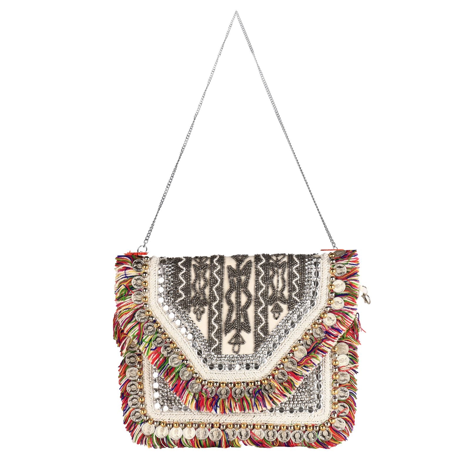 Swisni Banjara Boho Bag - SWIS-1364 - Detail View 6