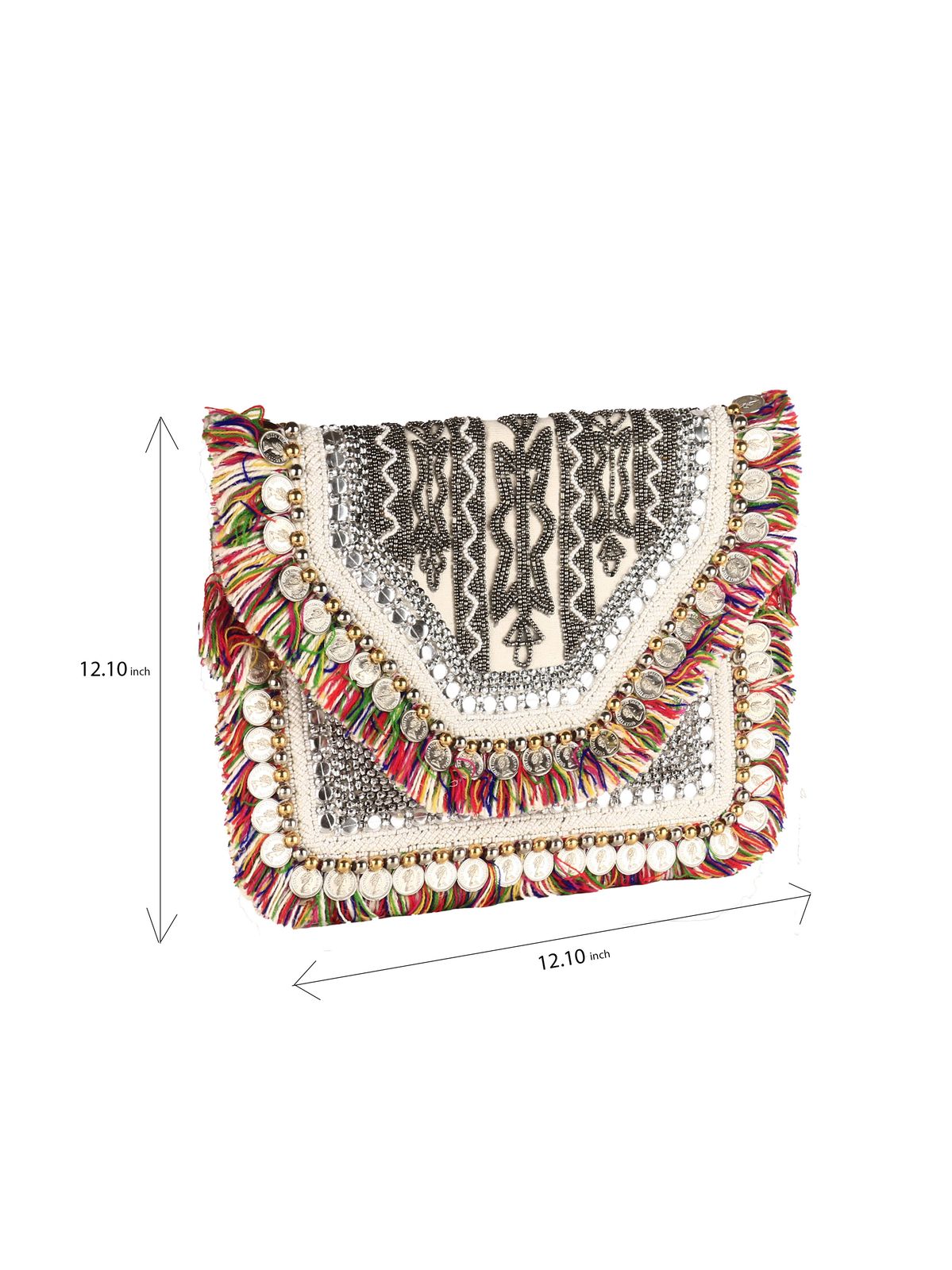 Swisni Banjara Boho Bag - SWIS-1364 - Detail View 8