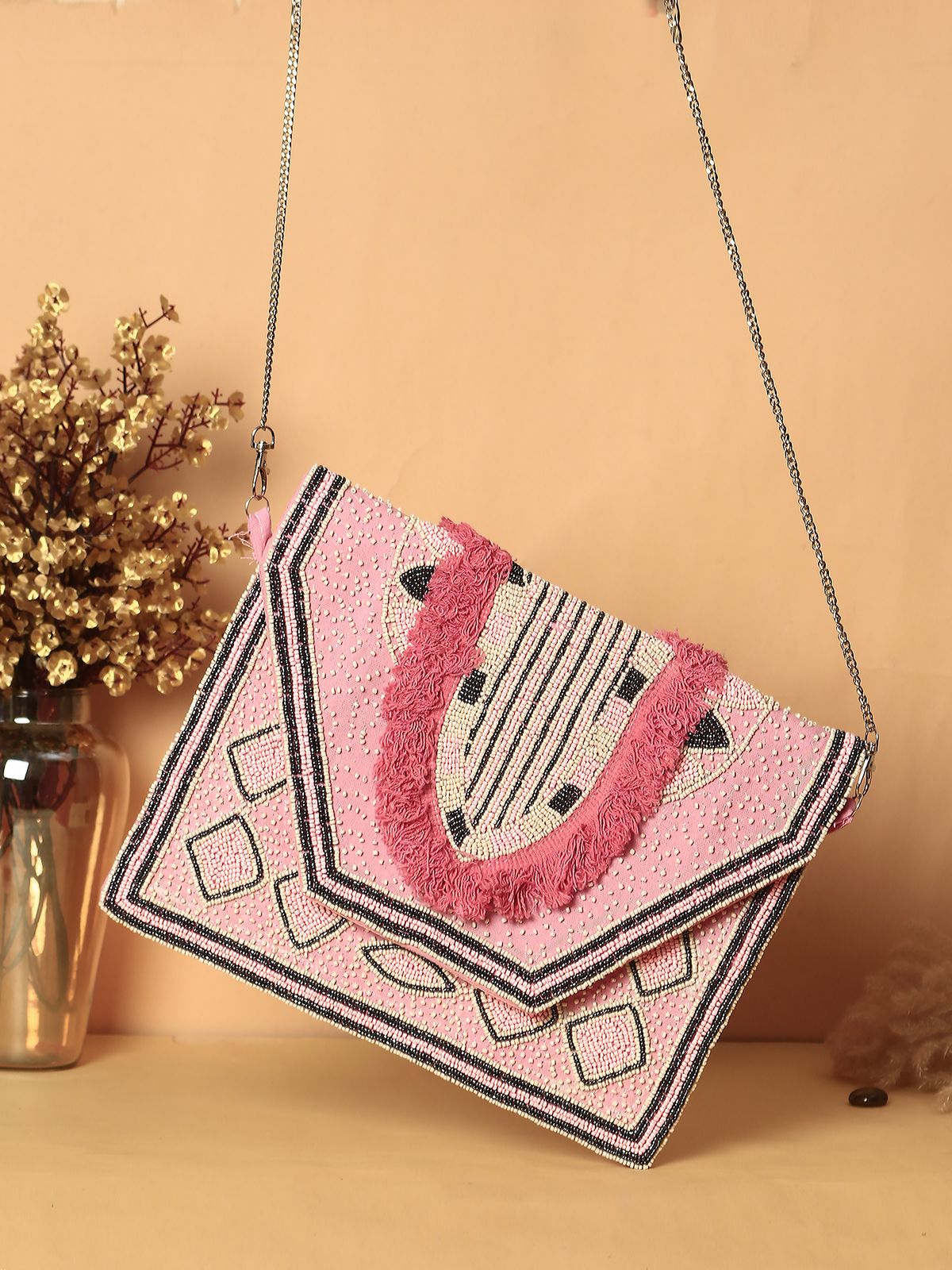 Swisni Banjara Boho Bag - SWIS-1365 - Detail View 9