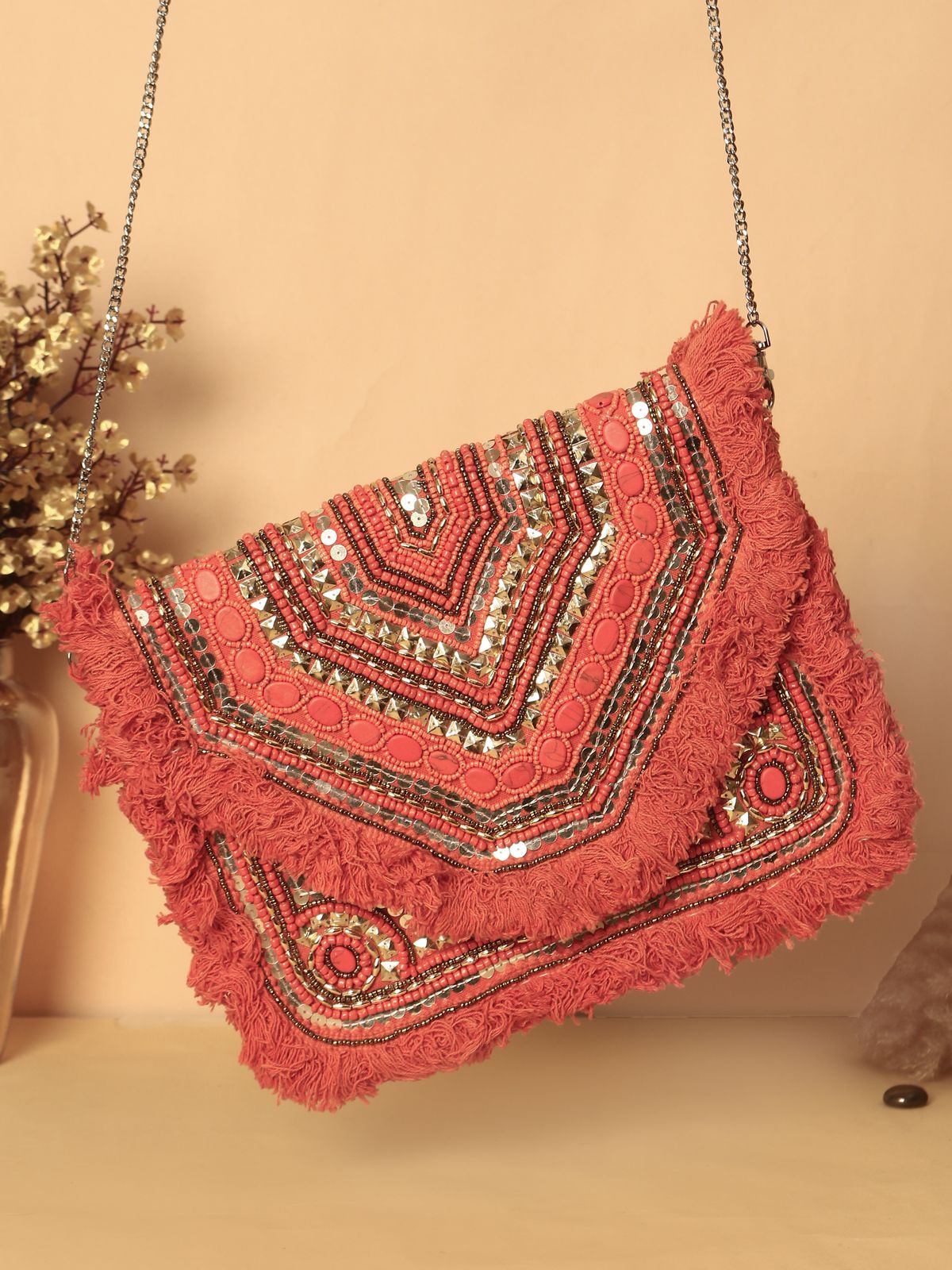 Swisni Banjara Boho Bag - SWIS-1366 - Detail View 8