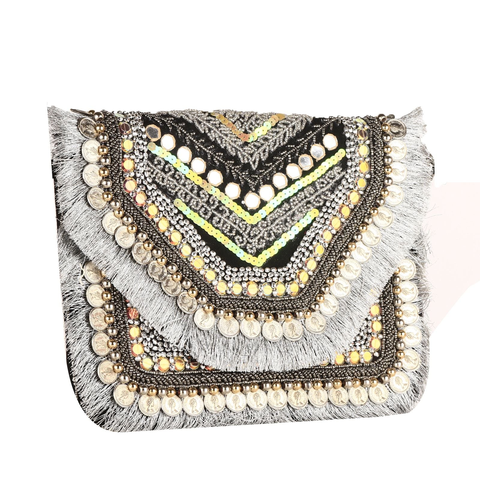 Swisni Banjara Boho Bag - SWIS-1367 - Detail View 5