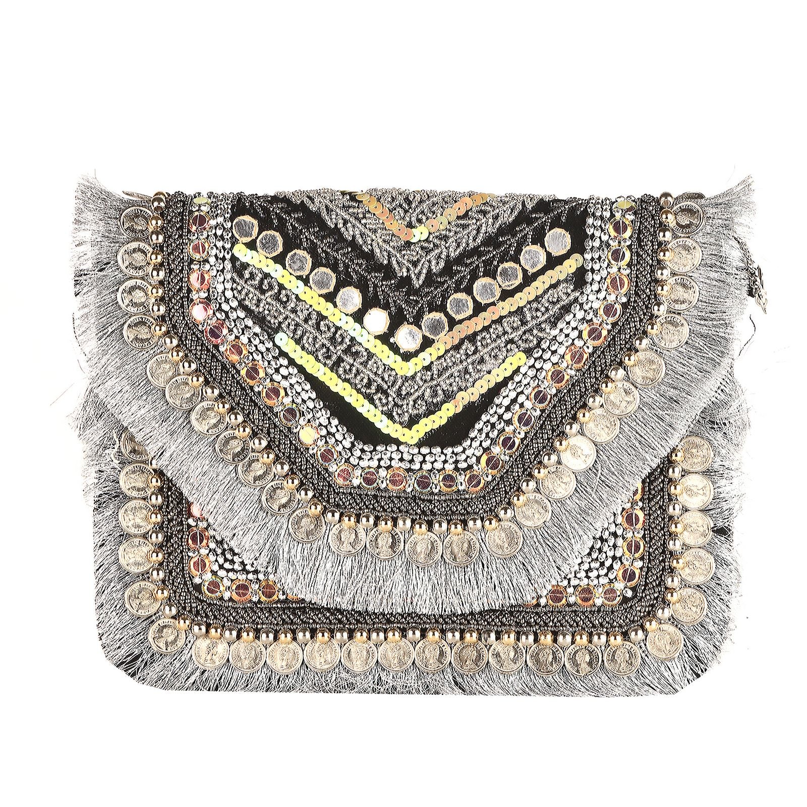 Swisni Banjara Boho Bag - SWIS-1367 - Detail View 6